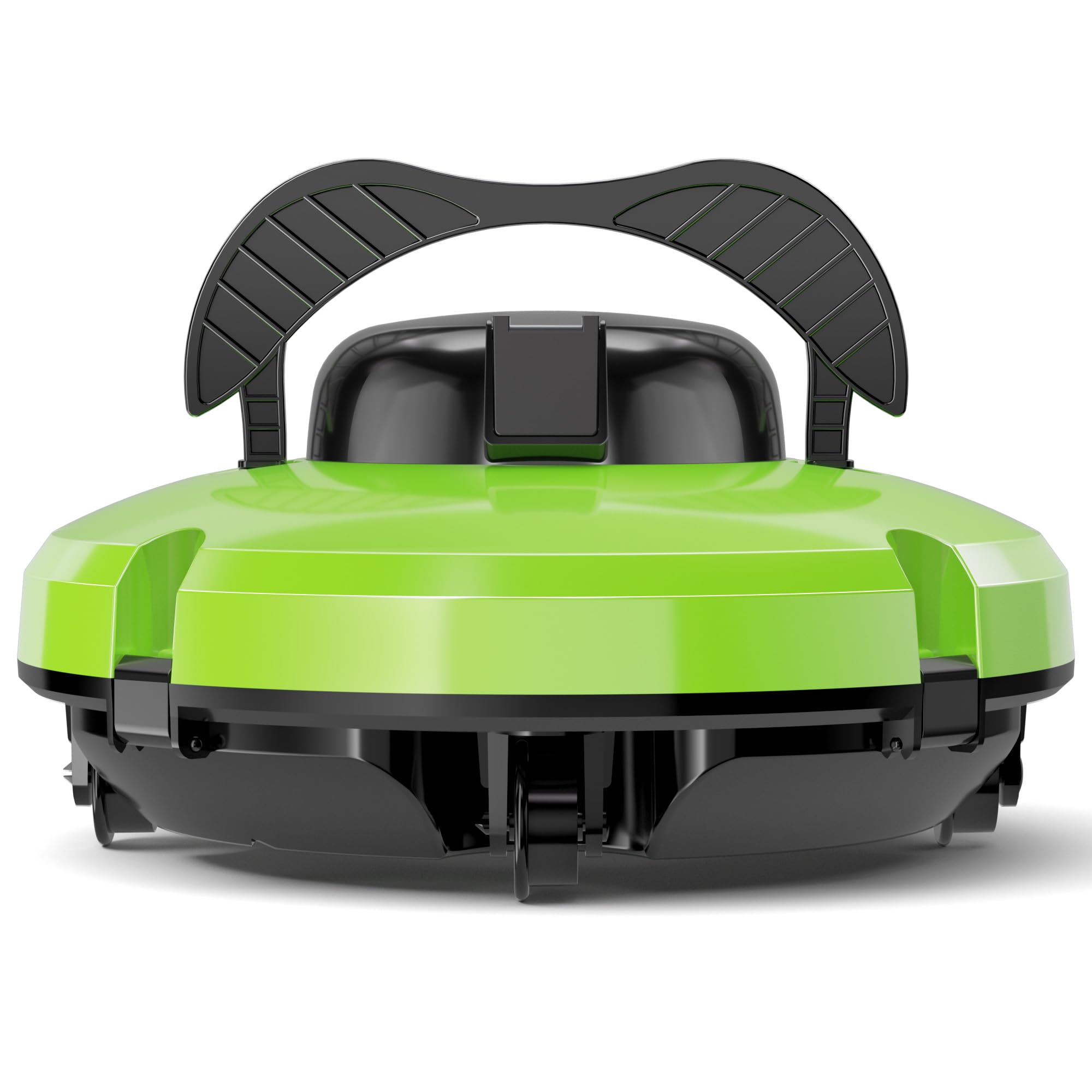 2024 Upgraded Cordless Robot Pool Vacuum - Automatic Robotic Pool Cleaner with 2 Motors & Strong Suction for Above Ground & In-Ground Pools (Up to 1000 Sq.Ft, 120 Mins Runtime) - Perfect for Backyard, Vacation Homes & Commercial Swimming Pool Maintenance (Green)