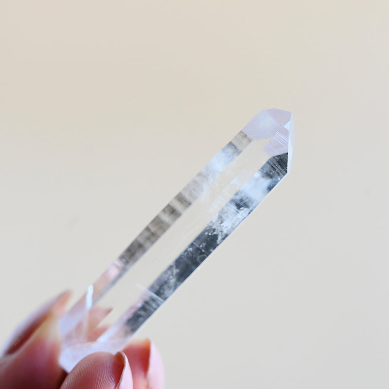 Lemurian Quartz Point Crystal - Natural Healing Stone for Meditation, Energy Work & Spiritual Growth | Perfect for Reiki, Chakra Balancing & Home Decor