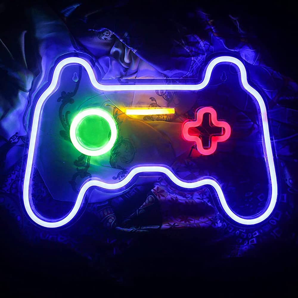 PlayStation Controller LED Neon Sign - Blue 16