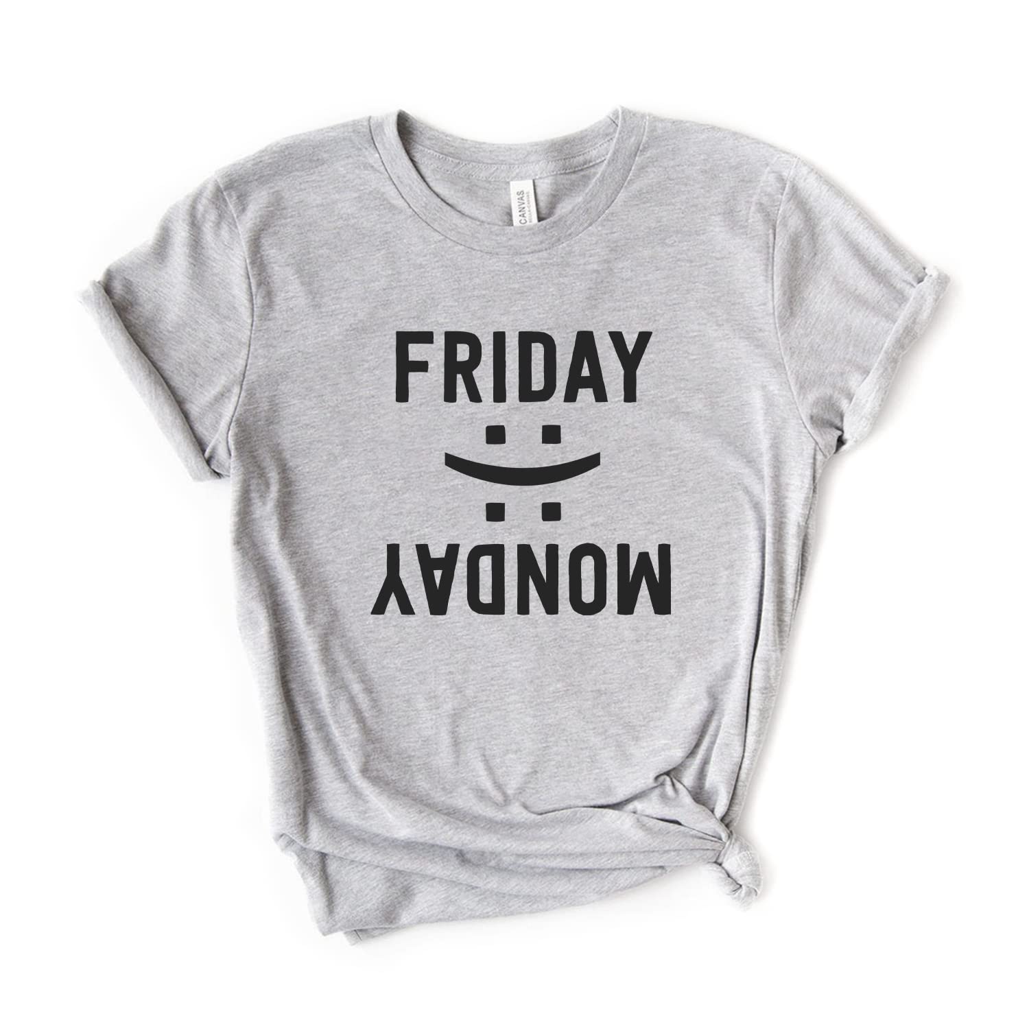 Friday Monday Shirt | Funny TGIF Weekend Tee | Cute Sayings Unisex T-Shirt for Casual Wear & Relaxing