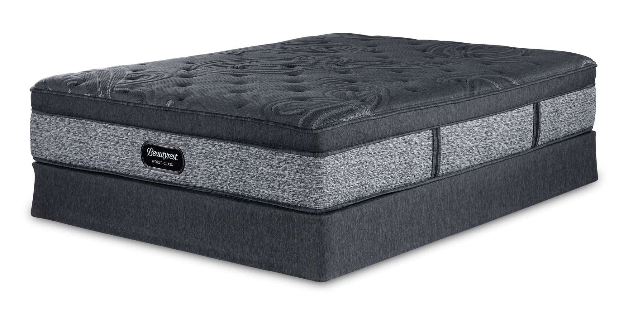 Beautyrest World Class Monarch Firm Twin XL Mattress and Box Spring Set - Premium Support for Back Pain Relief, Ideal for Guest Rooms & College Dorms