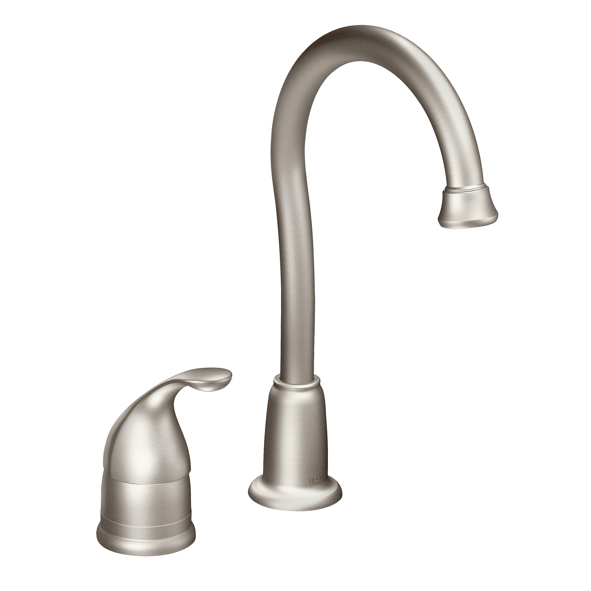 Camerist Single Handle High Arc Pull Out Kitchen Faucet - Modern Brushed Nickel Bar Sink Faucet for Home, Restaurant & Commercial Use