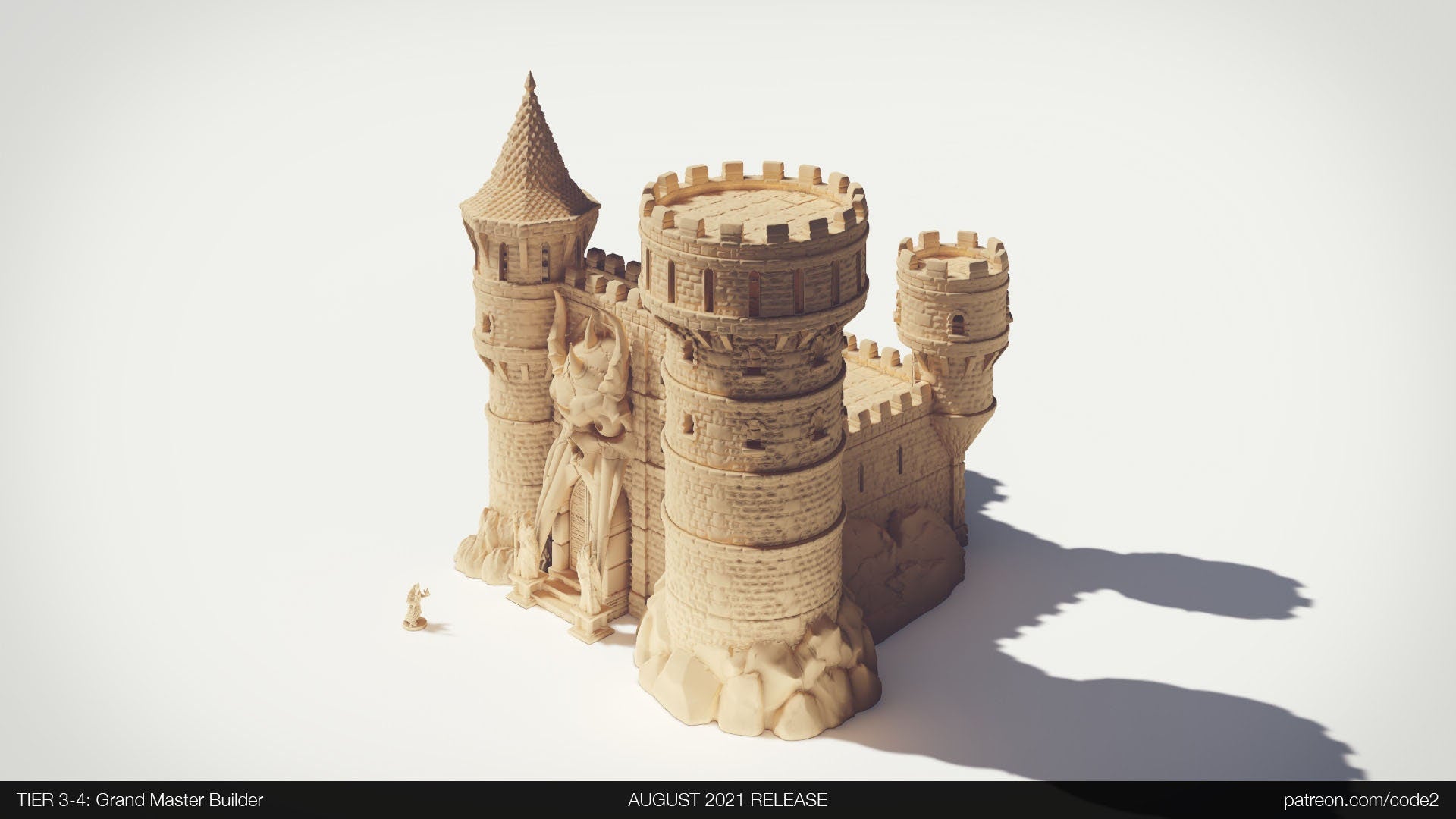 The Dark Castle 10mm Fantasy Terrain Set for Warhammer & Dungeons & Dragons - Perfect for Tabletop RPG Battles, Wargaming Scenes & Miniature Dioramas