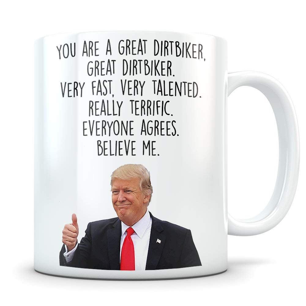 Dirt Bike Coffee Mug - Motorcycle Enthusiast Gift for Men & Women - Perfect for Off-Road Riders, Motocross Fans & Adventure Lovers - Ideal for Coffee, Tea or Beer at Home, Office or Camping
