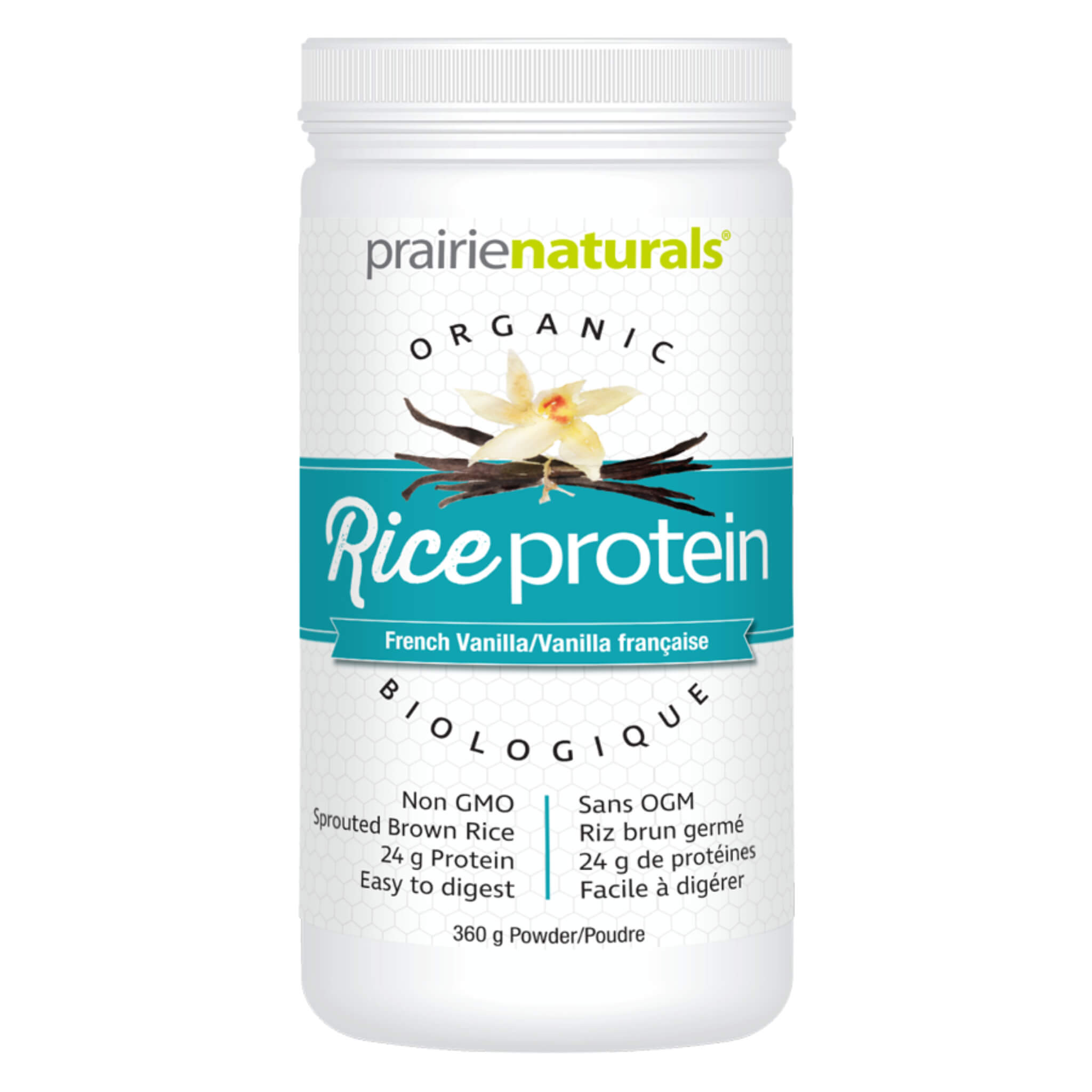 Organic Rice Protein Powder - Vegan Plant-Based Protein Supplement for Muscle Recovery & Weight Loss | Ideal for Smoothies, Baking & Post-Workout Nutrition