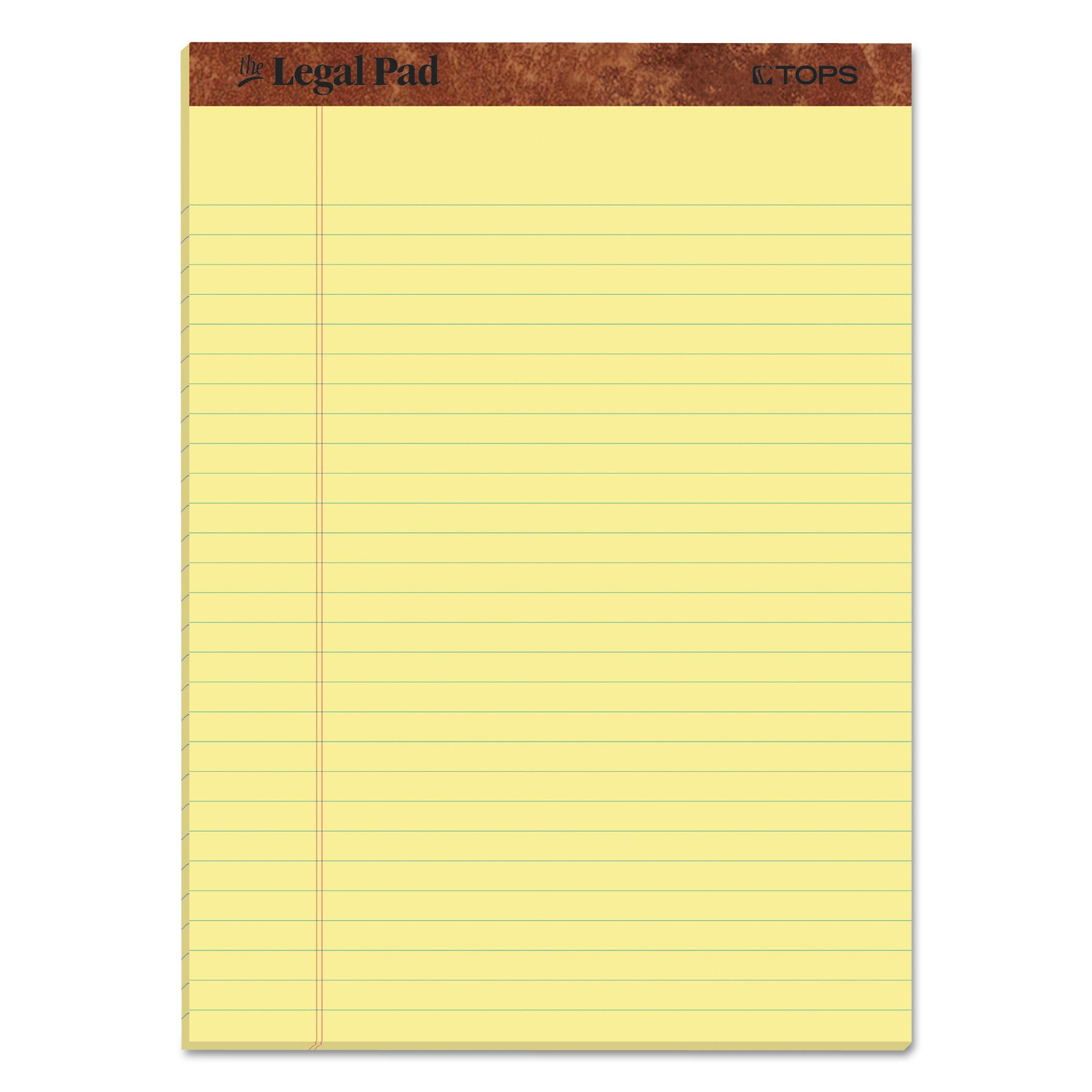 Legal Pad Perforated Notebooks - Wide/Legal Rule, 8.5 x 11 Inches, Canary Yellow Paper, 50 Sheets per Pad, 3-Pack - Perfect for Office, School & Home Note Taking