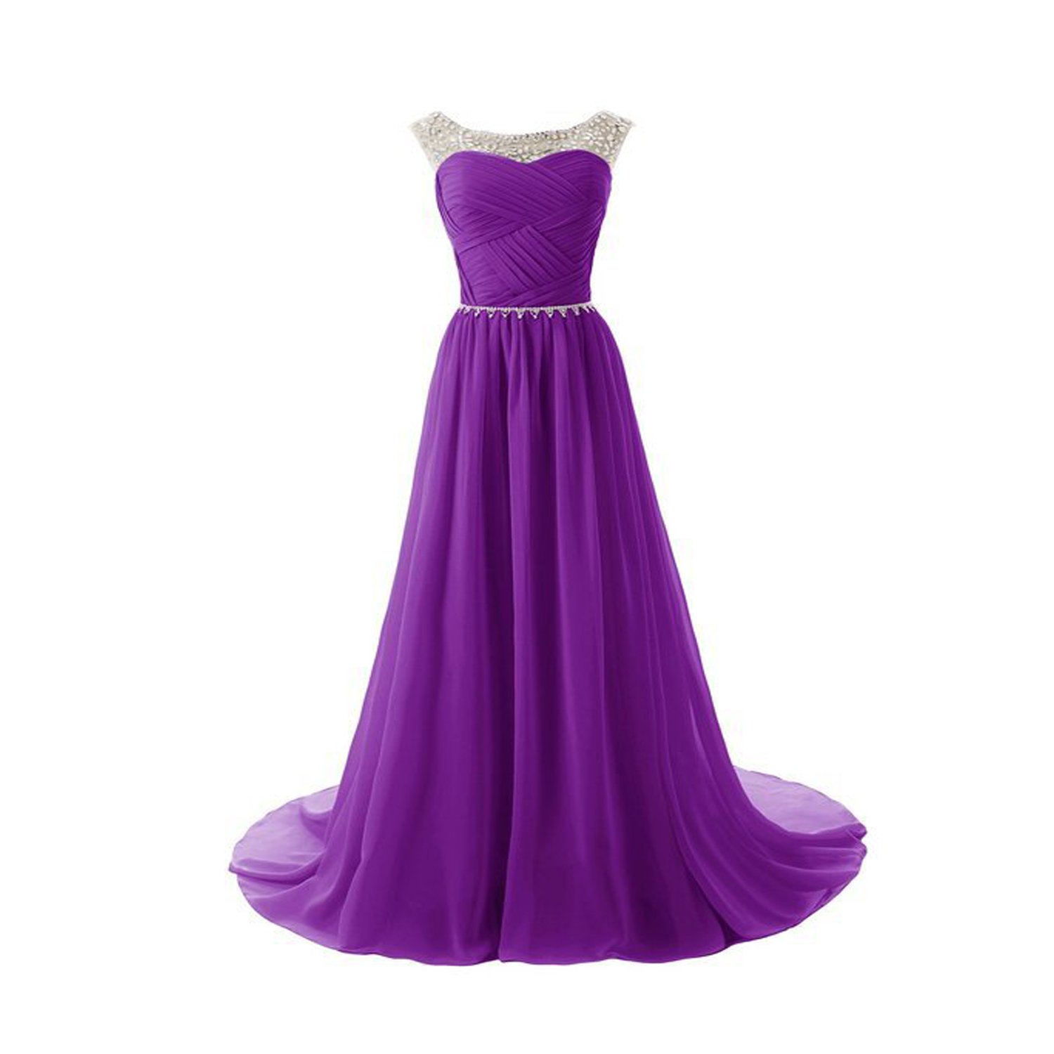 Sparkling Beaded Straps Bridesmaid Prom Party Dress with Embellished Waist - Elegant Formal Gown for Weddings, Dances & Special Occasions