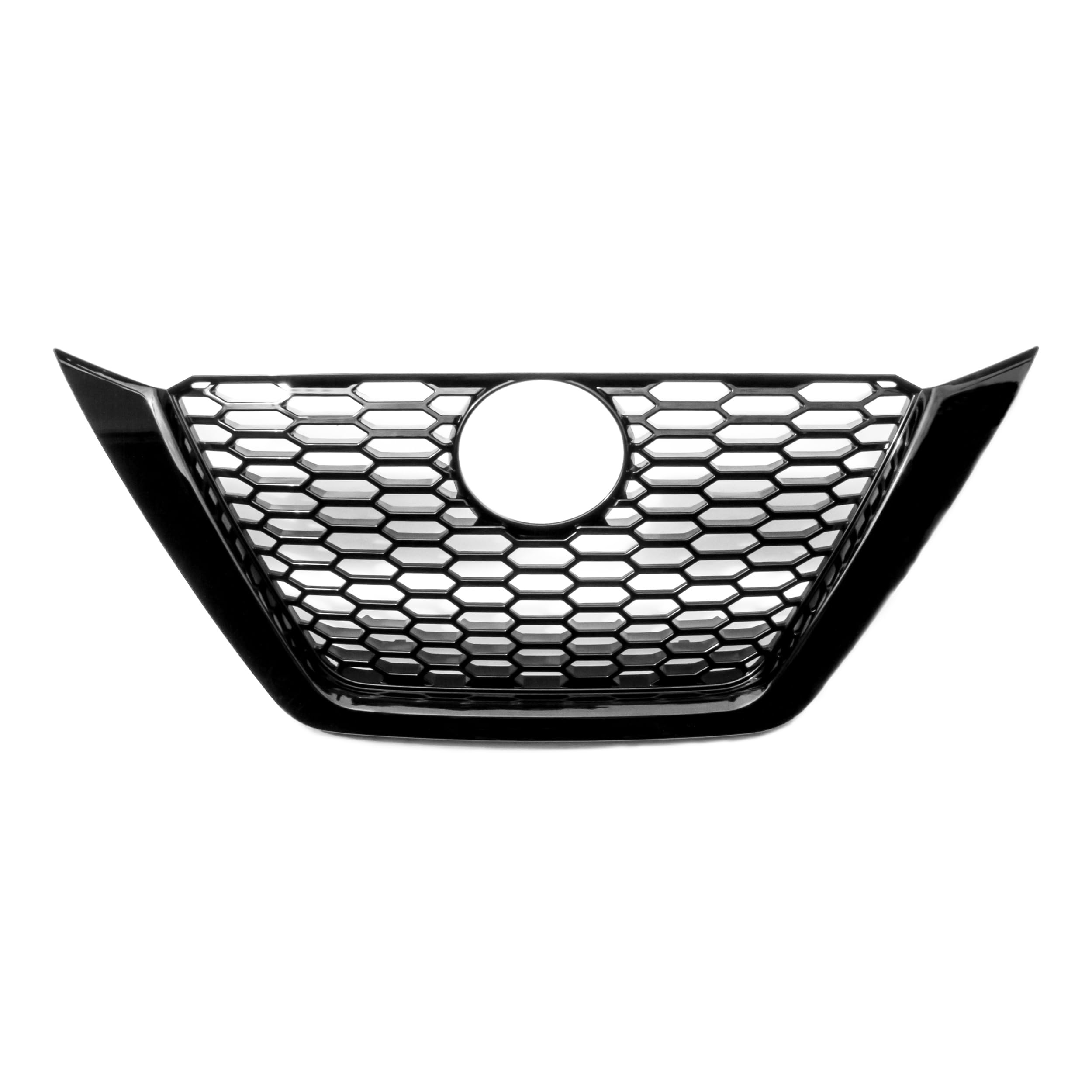 Black Chrome Delete Front Grille Overlay for 2019-2022 Nissan Altima - Easy No-Tool Installation with Secure Adhesive Tape | US Patented | Upgrade Your Car's Appearance for a Sleek & Sporty Look