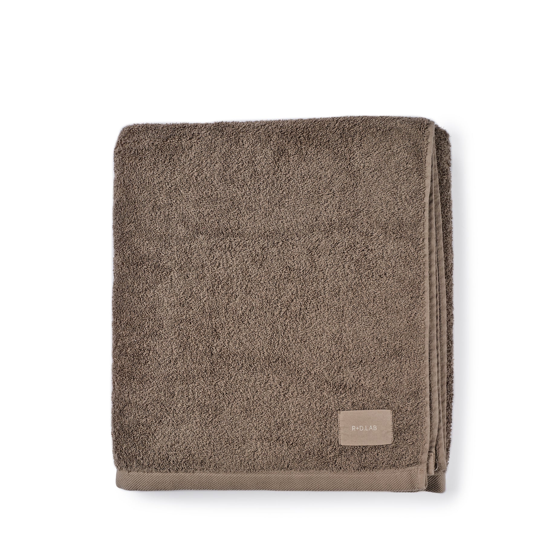 Premium Spungna Bath Towel in Fango Brown - Ultra Soft & Absorbent Cotton Towel for Spa, Bathroom & Beach Use