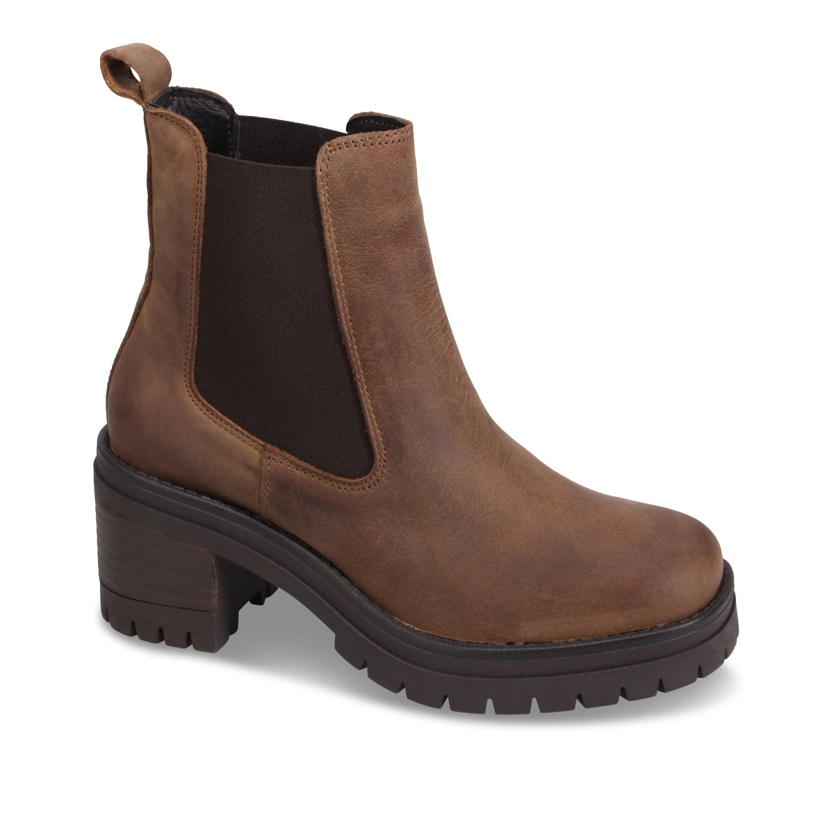 Stylish Ritzy Crazy Pull Heeled Boots for Women - Fashionable High Heel Ankle Boots for Party, Night Out & Special Occasions