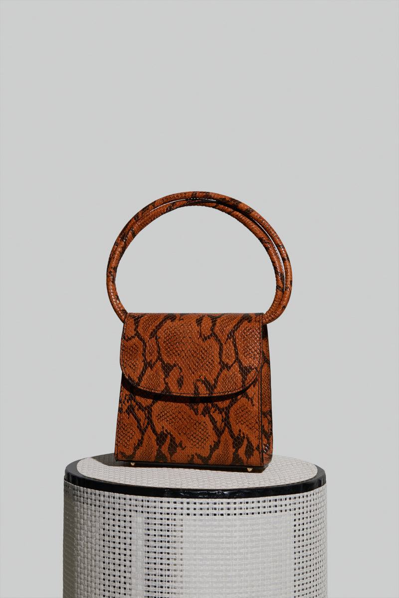 Premium Embossed Leather Loop Bag - Stylish Crossbody Purse for Women | Perfect for Work, Travel & Everyday Use