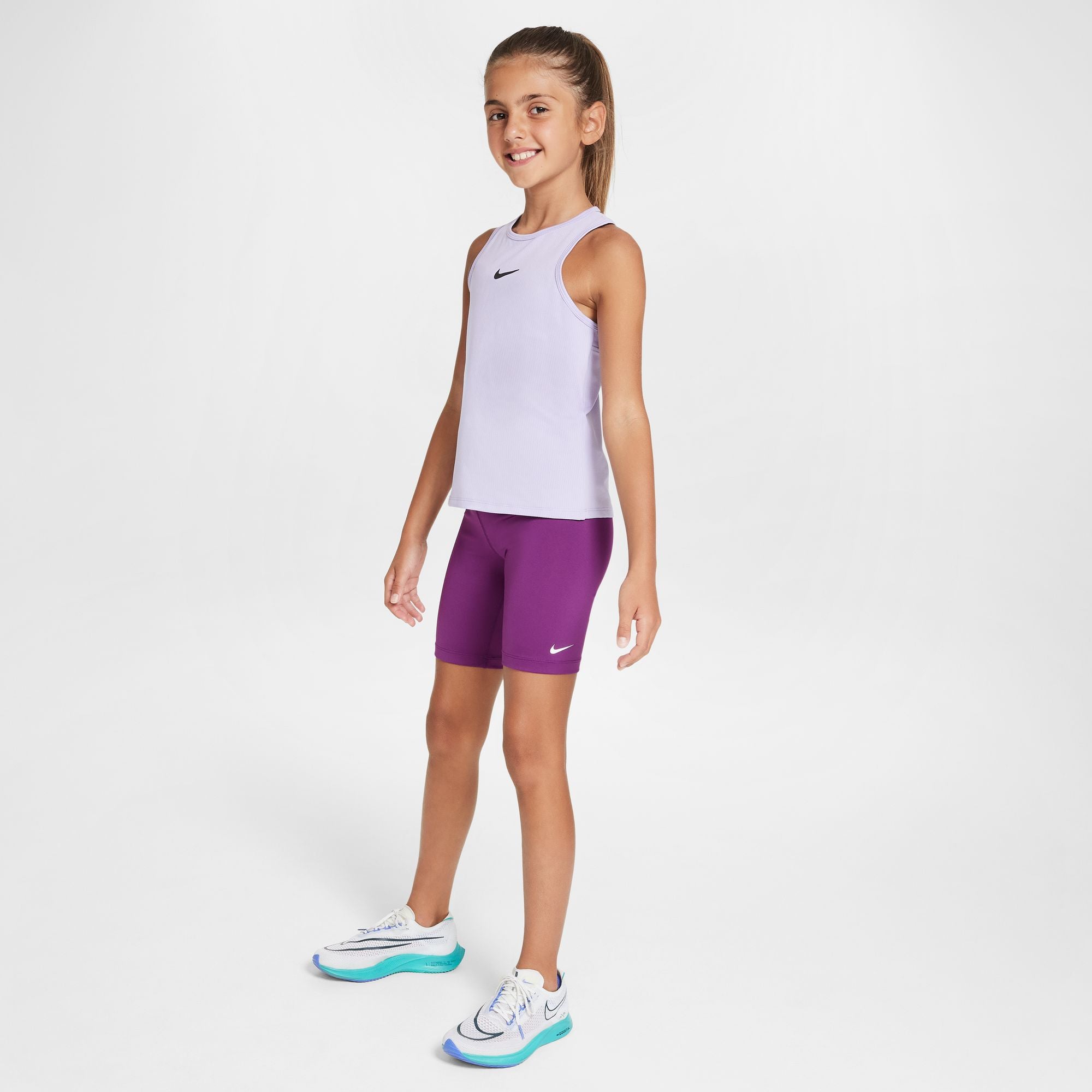 Nike Dri-FIT Youth Bike Shorts for Girls - Moisture-Wicking, Comfortable & Breathable - Perfect for Running, Cycling & Active Play