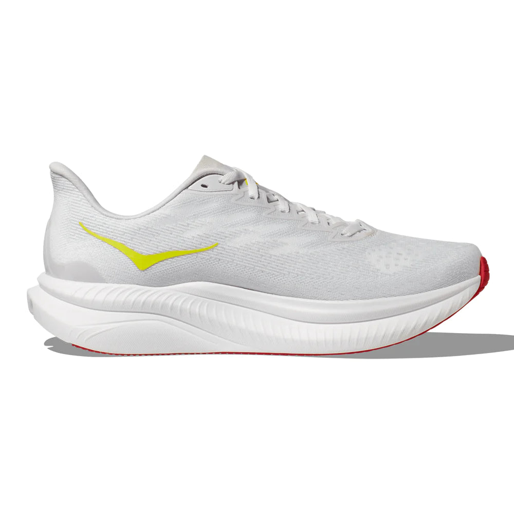 M Mach 6 White Nimbus Cloud Running Shoes - Lightweight Performance Sneakers for Men & Women - Perfect for Jogging, Gym Workouts & Daily Wear