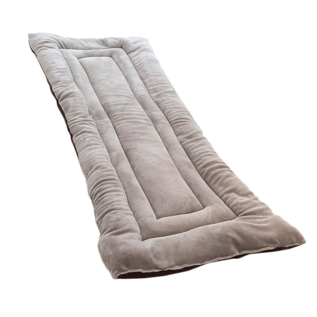 Foldable Tatami Mattress - Single Bed Thin Sponge Pad for Home, Balcony, Dormitory - Portable & Space-Saving (180x67x4cm, Gray) - Perfect for Small Spaces, Guest Beds & Floor Sleeping