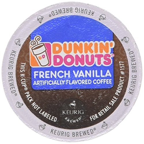 Dunkin' Donuts French Vanilla K-Cup Coffee Pods - 96 Count | Rich & Creamy Flavor | Perfect for Keurig Brewers | Enjoy at Home or Office