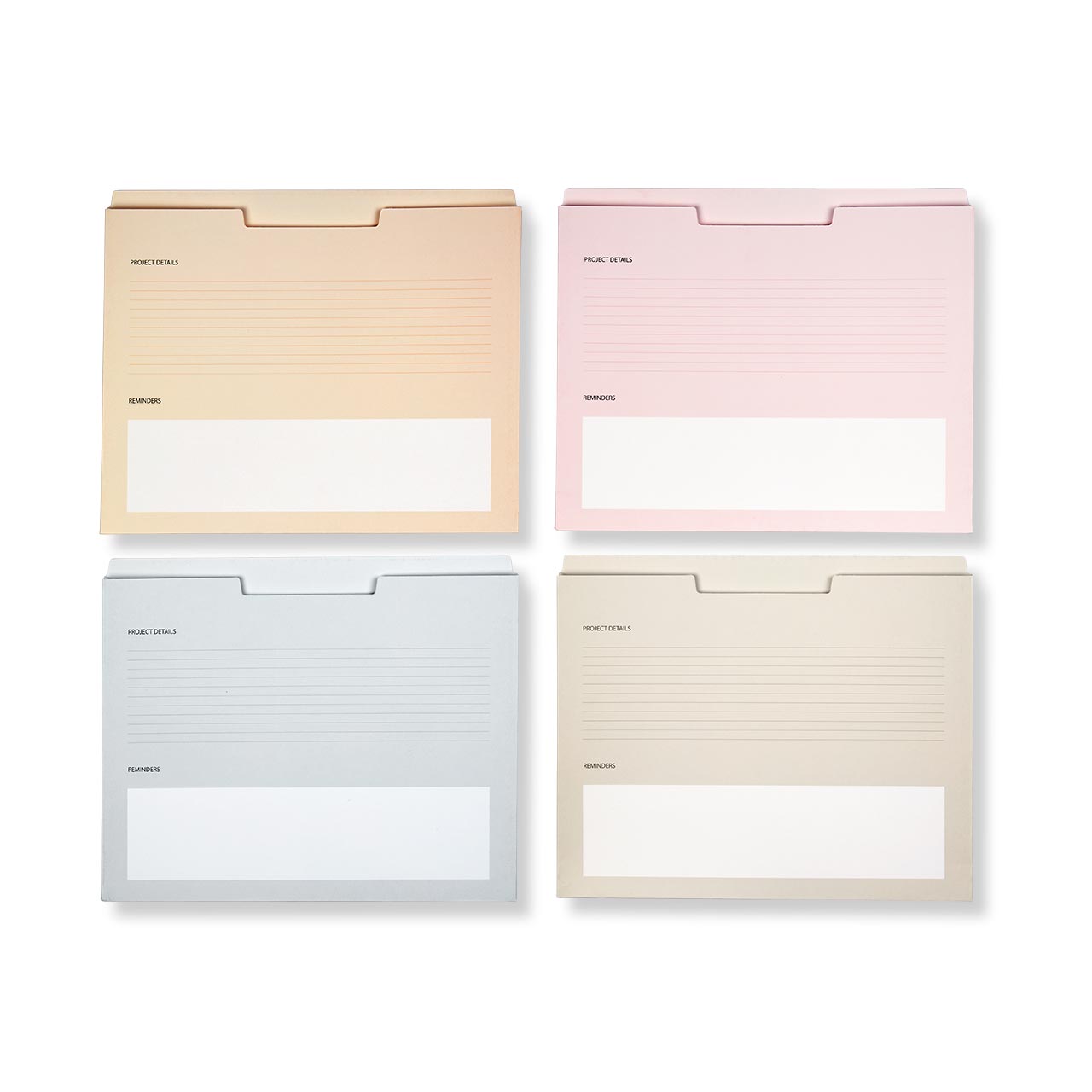 Modern Smart File Folder Set of 8 - Organize Documents Efficiently for Office, School & Home Use