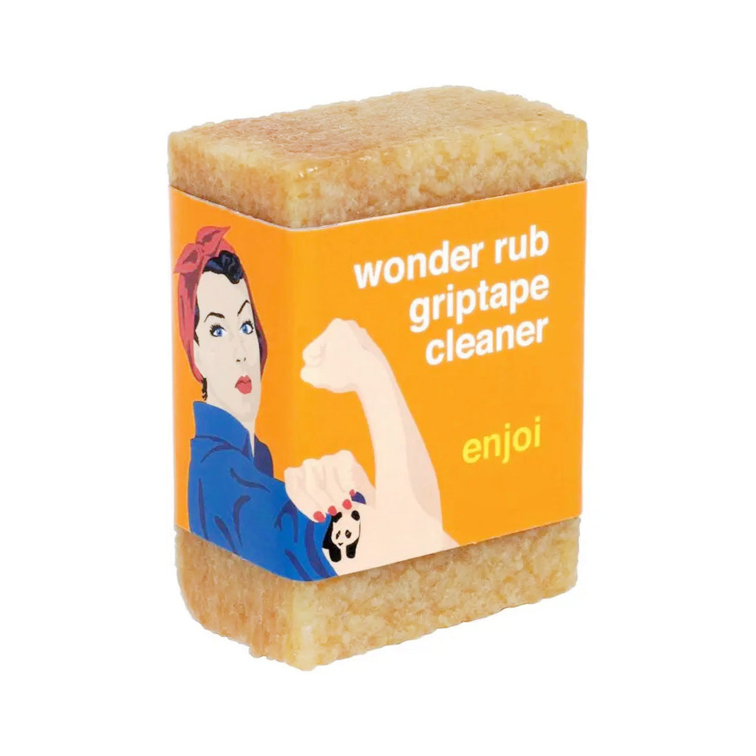 Enjoi Wonder Rub Grip Tape Cleaner - Skateboard Grip Tape Restorer for Longboard & Cruiser - Removes Dirt & Restores Grip - Perfect for Skate Park & Street Skating