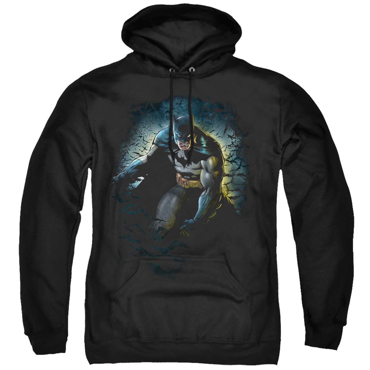Batman Bat Cave Unisex Adult Pullover Hoodie - DC Comics Superhero Sweatshirt for Men & Women - Perfect for Cosplay, Halloween & Casual Wear