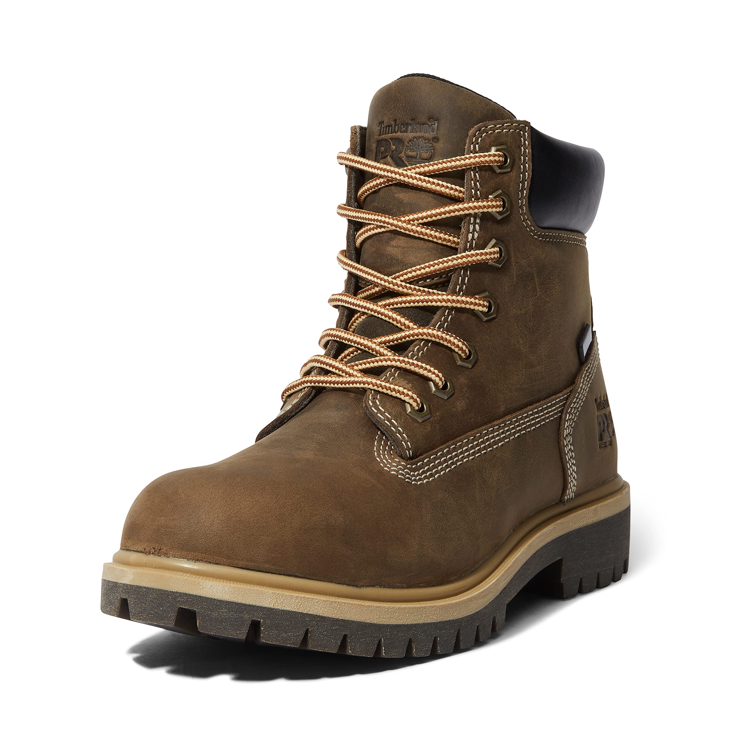 Timberland PRO Women's 6-Inch Steel Toe Waterproof Insulated Work Boots - Safety Shoes for Construction, Warehouse & Outdoor Winter Work