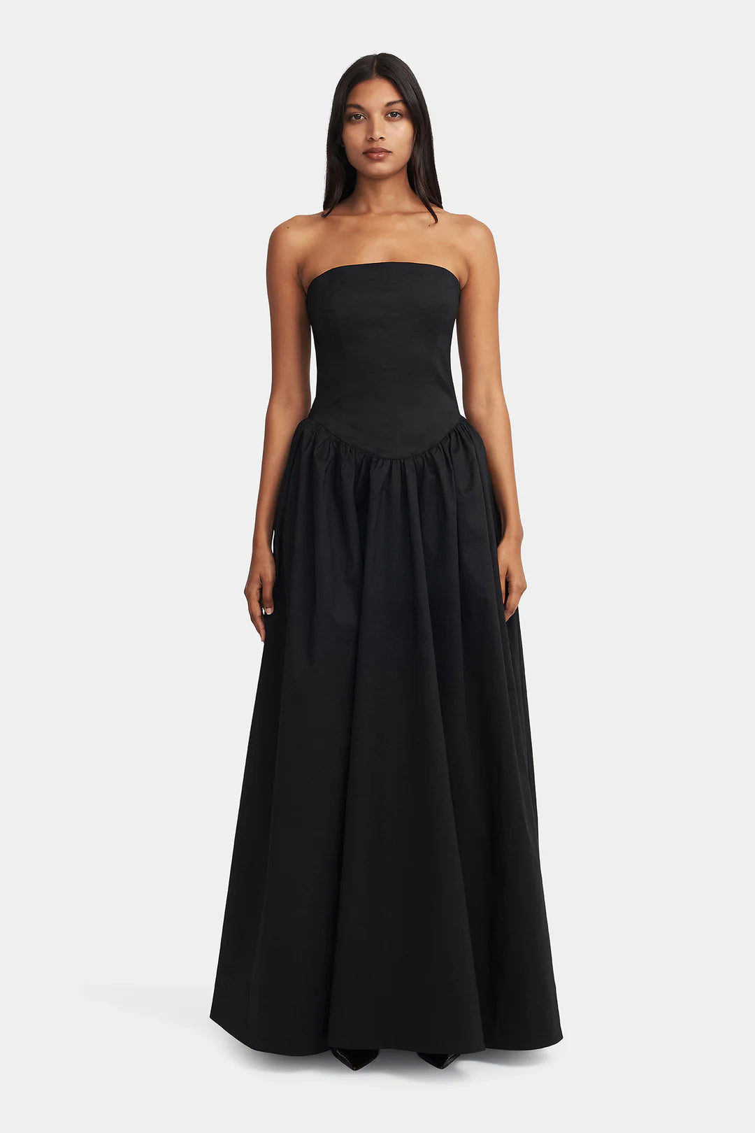 Elegant Audrey Gown in Black - Perfect for Evening Parties, Weddings & Formal Events