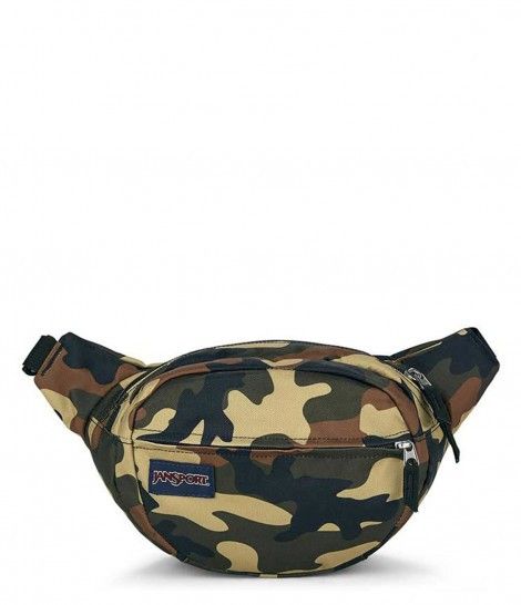 JanSport Fifth Ave Fanny Pack - Stylish & Durable Waist Bag in Buckshot Camo | Perfect for Travel, Hiking & Everyday Use