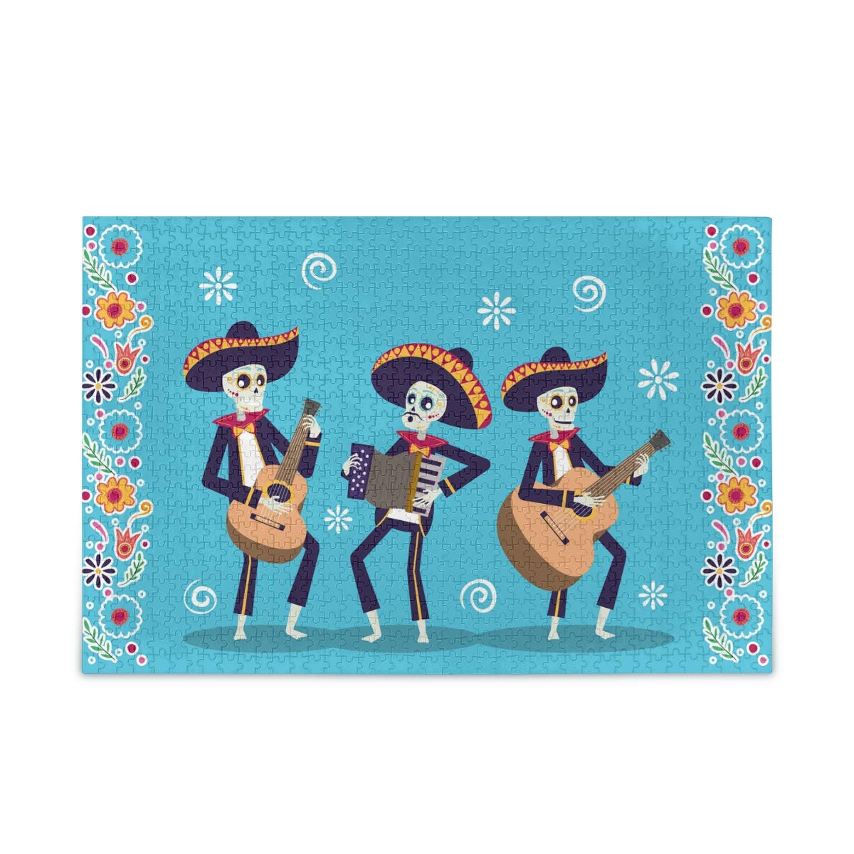 500-Piece Day of Dead Jigsaw Puzzle - Fun Family Game & Home Decor