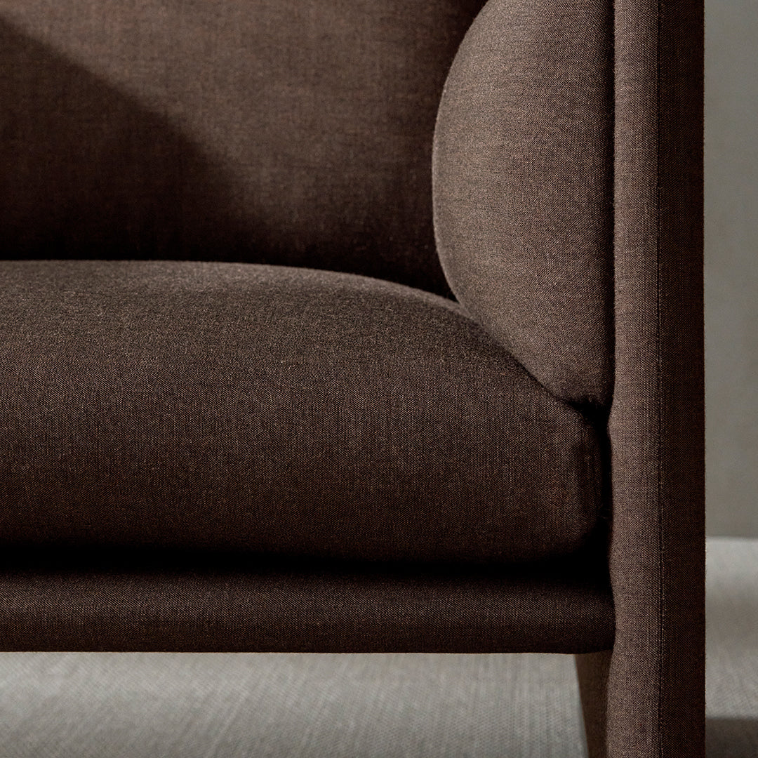 Case Combi 2 Seater Sofa - Modern Fabric Loveseat for Small Spaces | Perfect for Living Room, Apartment & Office Waiting Area