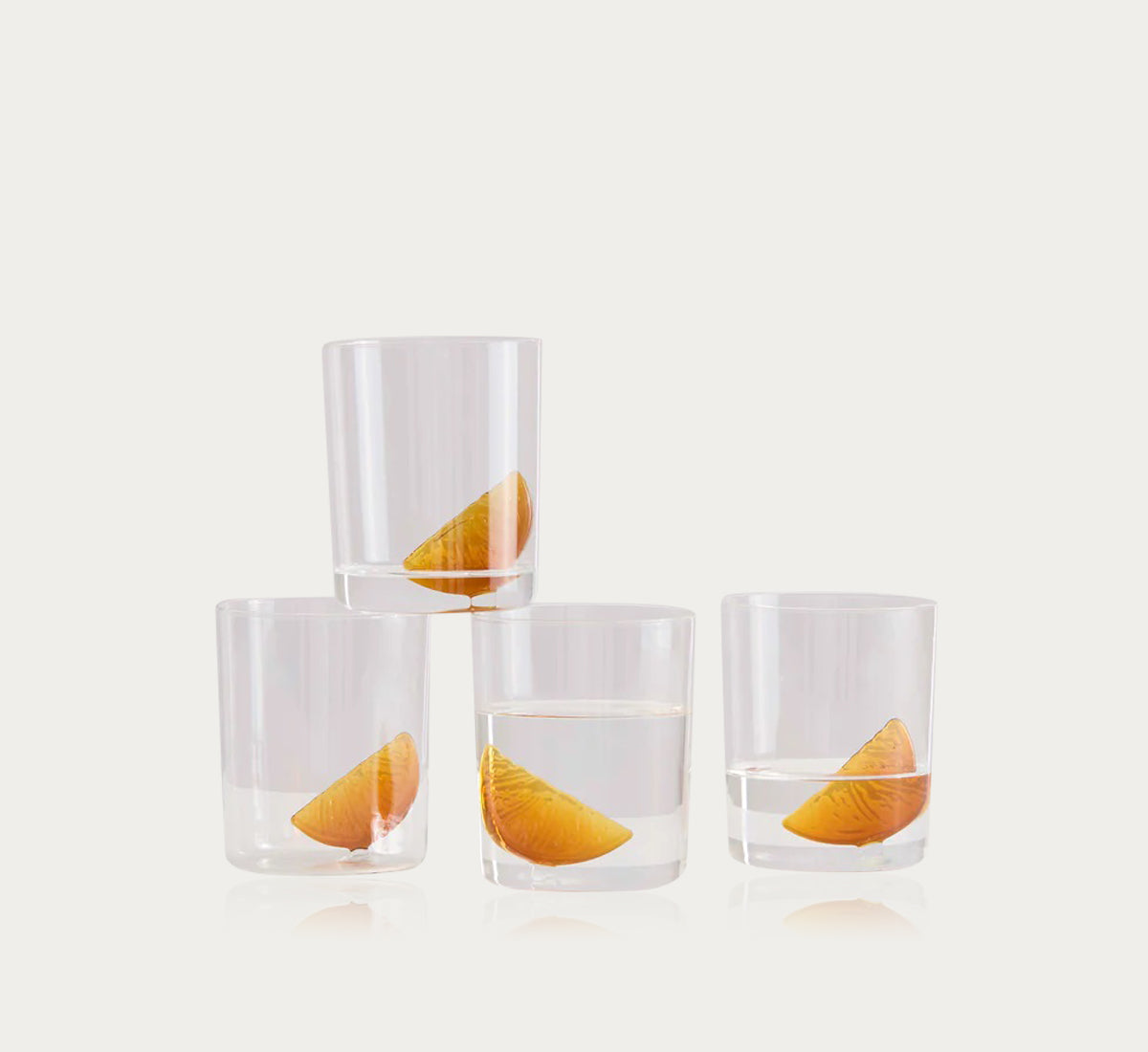 Elegant Aperitif Citrus Glasses Set - Premium Cocktail & Wine Drinking Glasses for Parties, Dining & Home Bar Decor - Perfect for Summer Drinks, Citrus Cocktails & Entertaining Guests