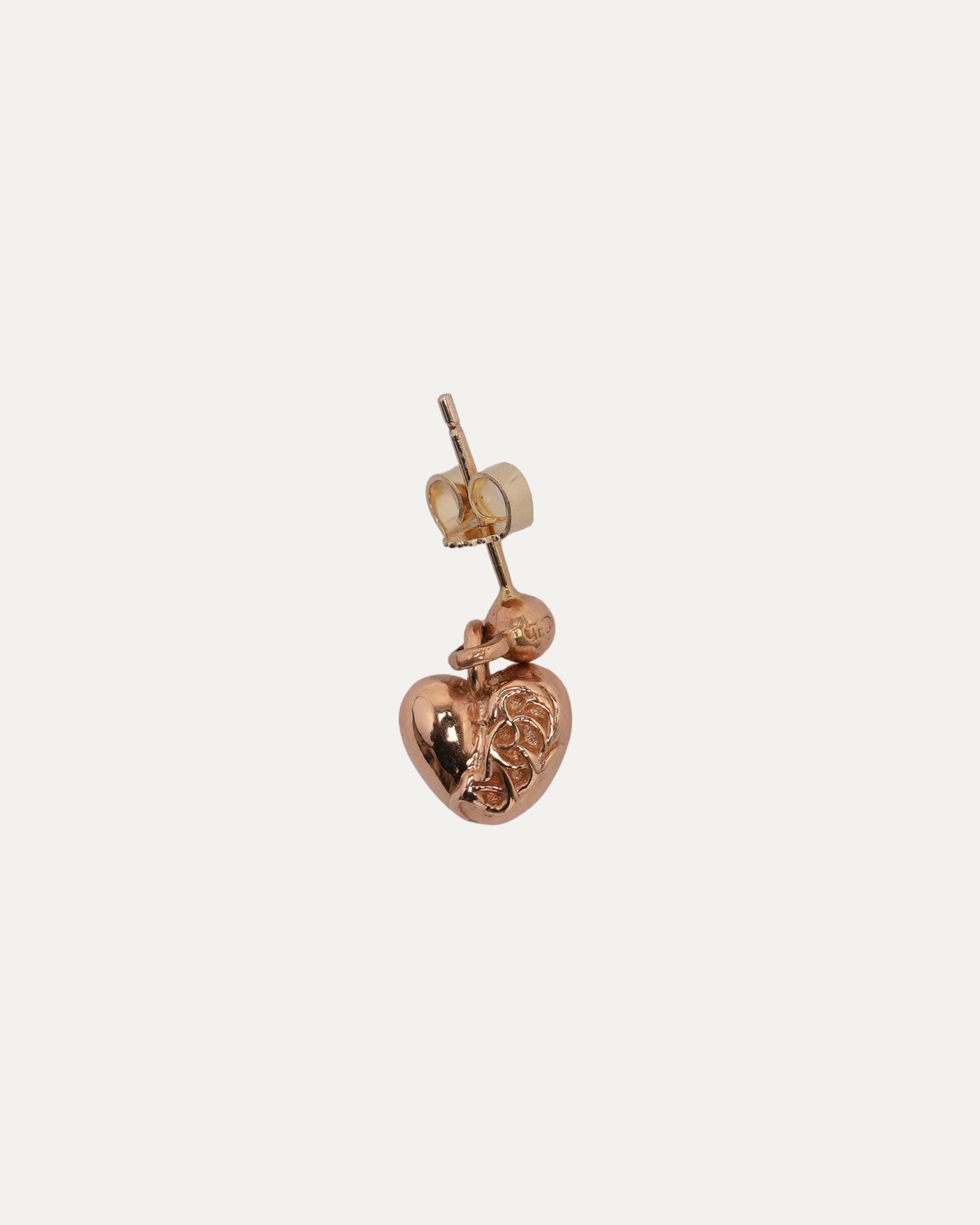 22K Gold Heart Dangle Earrings for Women - Elegant Valentine's Day Gift, Anniversary Jewelry - Perfect for Date Nights, Weddings & Special Occasions