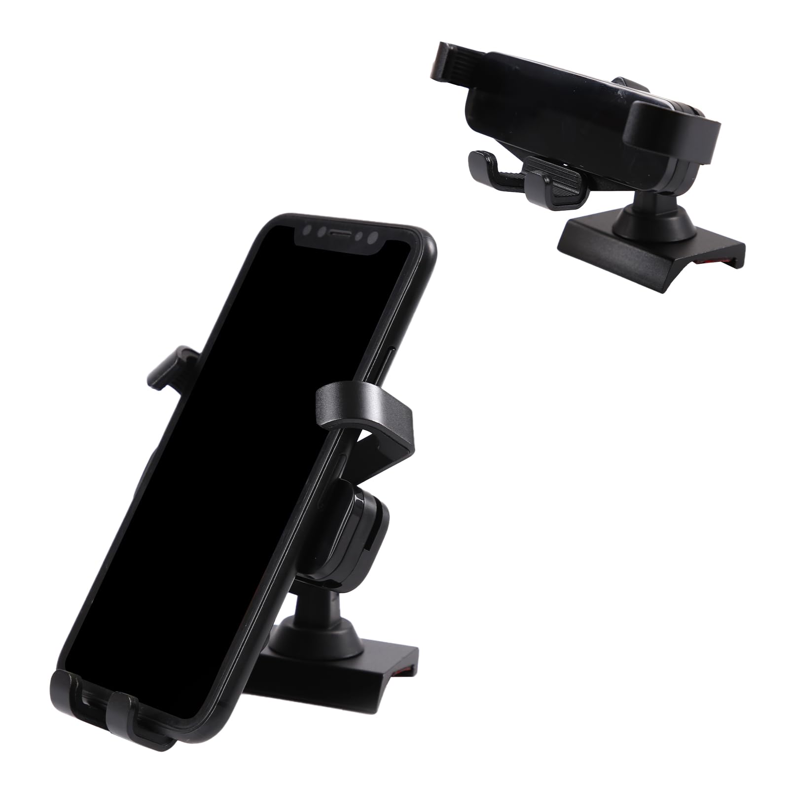 Universal Car Phone Mount for Toyota Tacoma 2016-2022 - Vent & Dashboard Magnetic Phone Holder with Retractable Stand - Hands-Free Black Clip Style - Perfect for GPS Navigation & Safe Driving