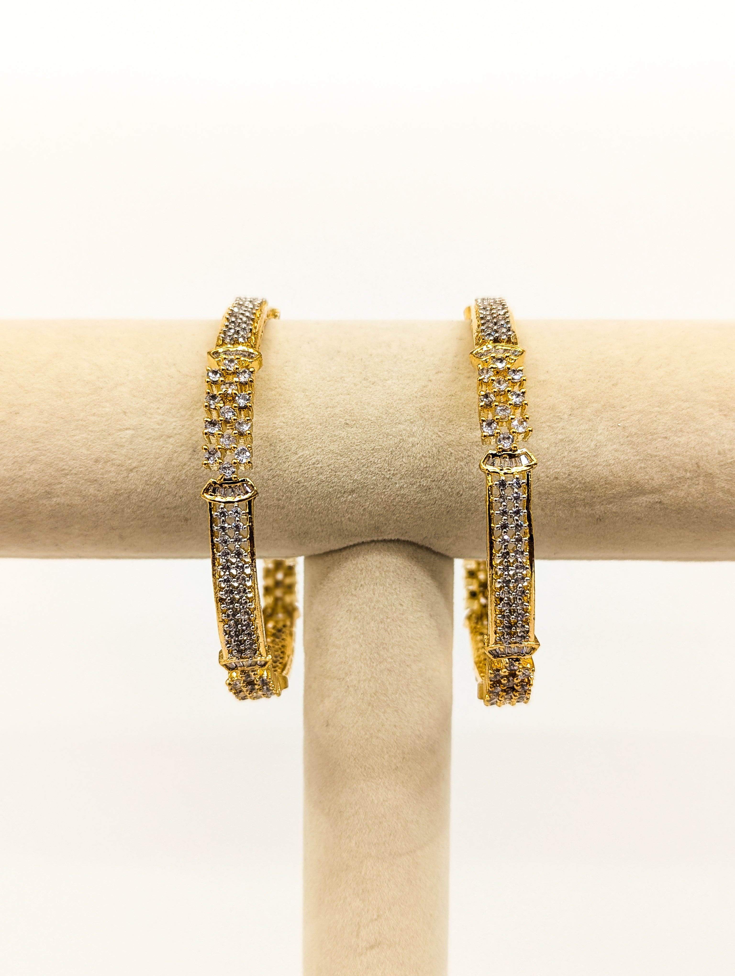 Bella CZ Crystal Bracelet Set - Elegant Cubic Zirconia Bangles for Women | Perfect for Parties, Weddings & Everyday Wear