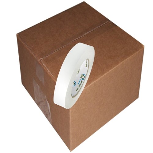 Professional Console Tape & Artist Tape - 1 Inch x 60 Yards (36 Rolls per Case), White - Perfect for Music Studios, Art Projects & Stage Marking