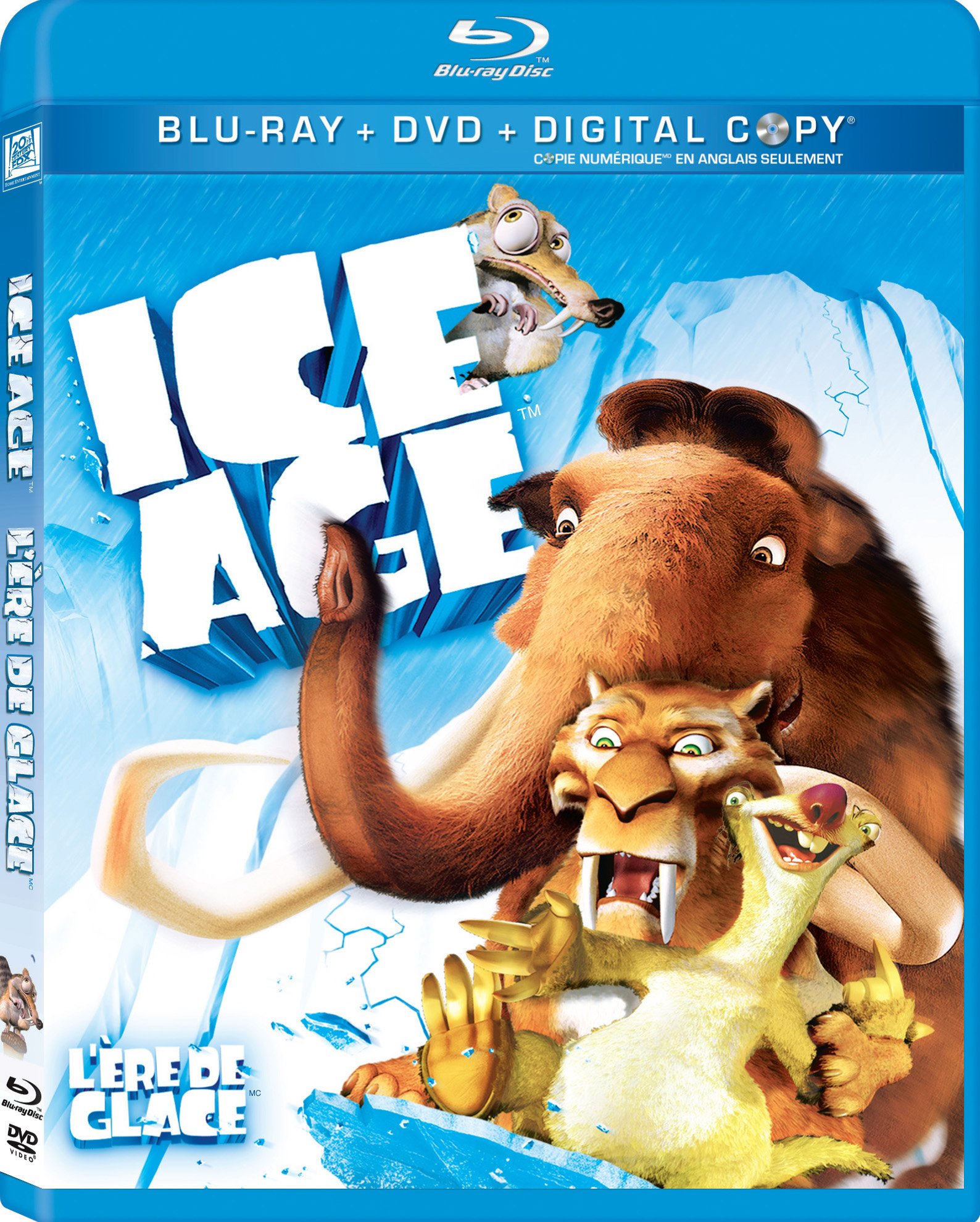 Ice Age DVD & Blu-ray | Animated Family Movie Collection | Perfect for Movie Nights, Kids' Entertainment & Holiday Gifts