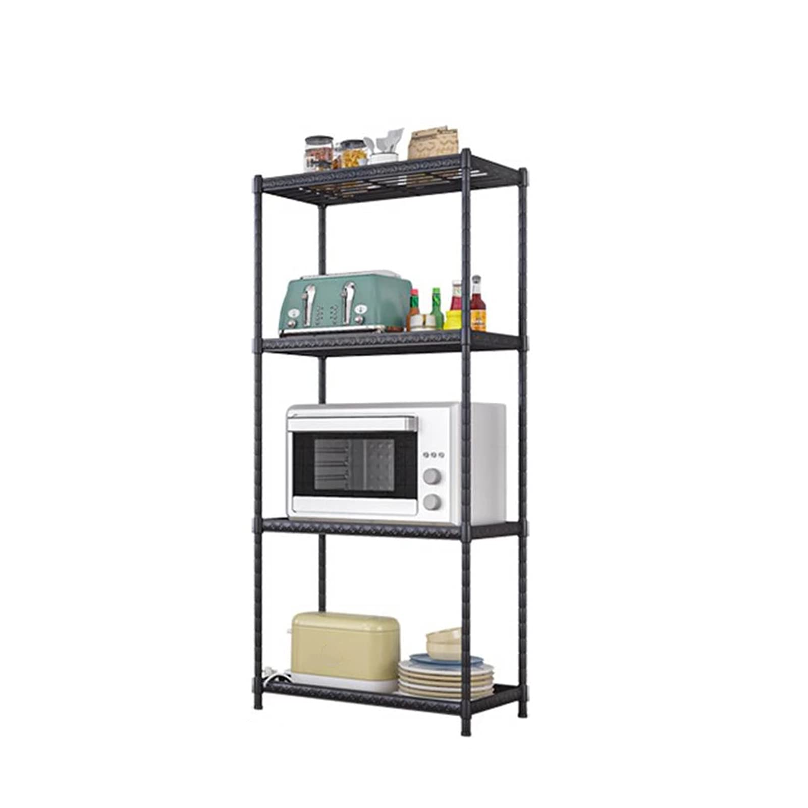 BAILR Heavy Duty Storage Shelving Rack - 5-Tier Metal Shelves for Bedroom, Bathroom, Kitchen, Pantry & Garage Organization - Perfect for Home, Restaurant & Office Storage Solutions