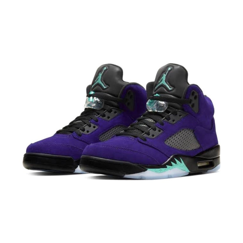 Air Jordan 5 Retro Alternate Grape Basketball Shoes - Men's High-Top Sneakers for Streetwear & Casual Style | Perfect for Basketball Games, Gym Workouts & Urban Fashion
