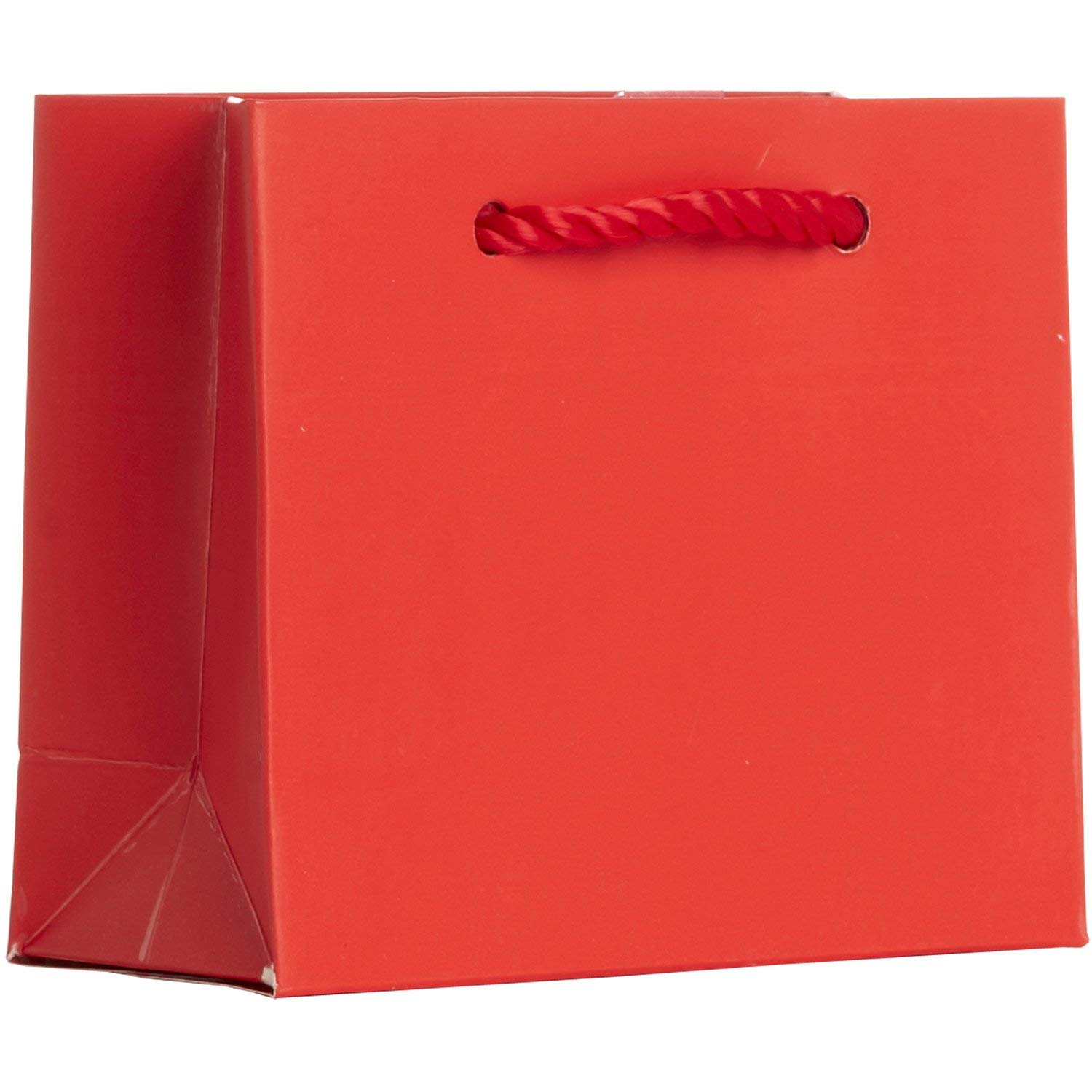 Jillson Roberts Tiny Gift Bags - 120 Pcs Matte Red Party Favor Bags for Weddings, Baby Showers & Birthday Celebrations