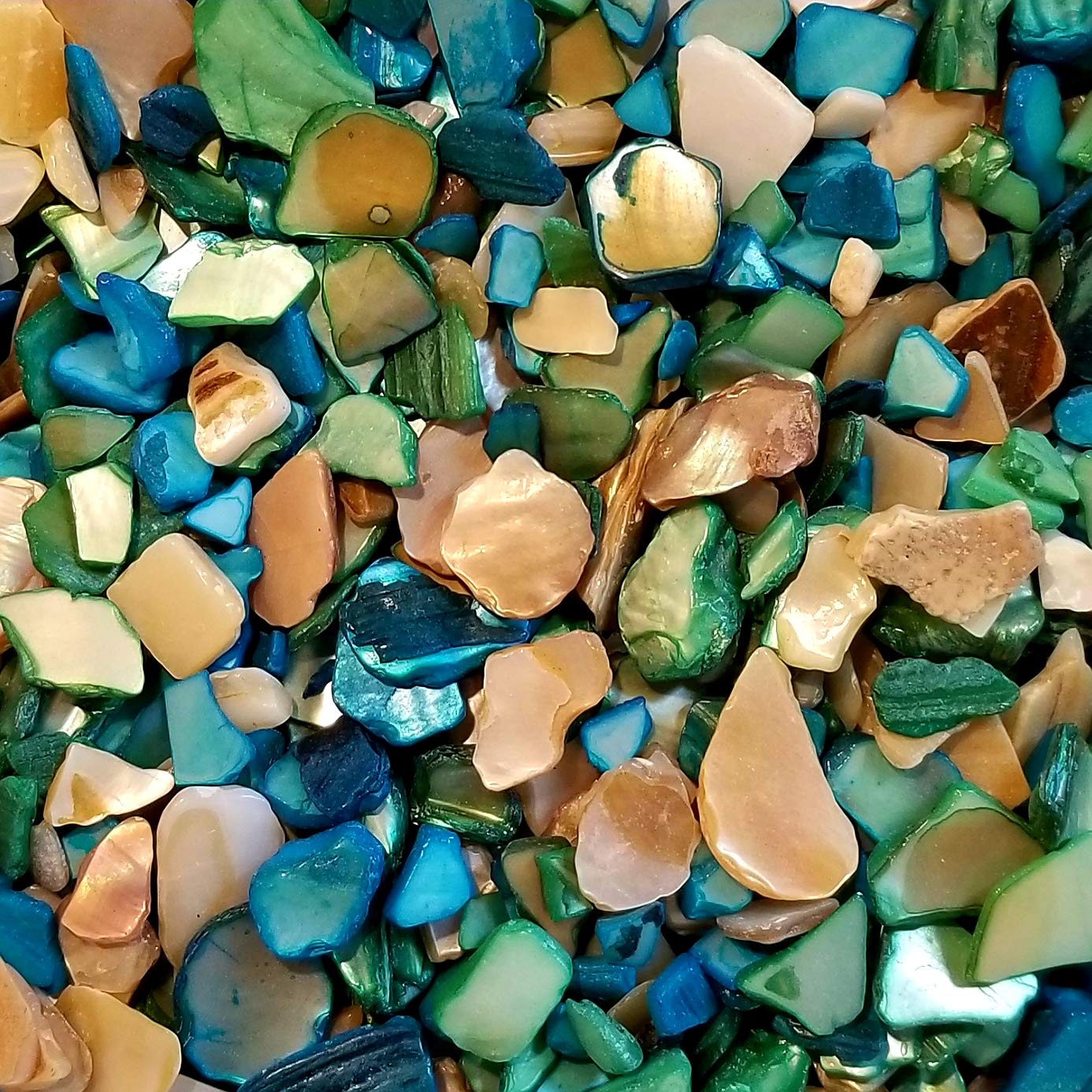 Natural Crushed Shells for Weddings, Vase Filler, Home Decor & DIY Crafts - 48oz (3lb) Atlas Pearl Beach Walk - Perfect for Beach Themed Parties, Centerpieces, and Coastal Decor