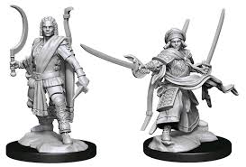 D&D Male Human Ranger Unpainted Miniatures - Fantasy Tabletop RPG Game Mini for Dungeons & Dragons, Pathfinder, and Wargaming - Perfect for Painting, Collecting, and Roleplaying Adventures