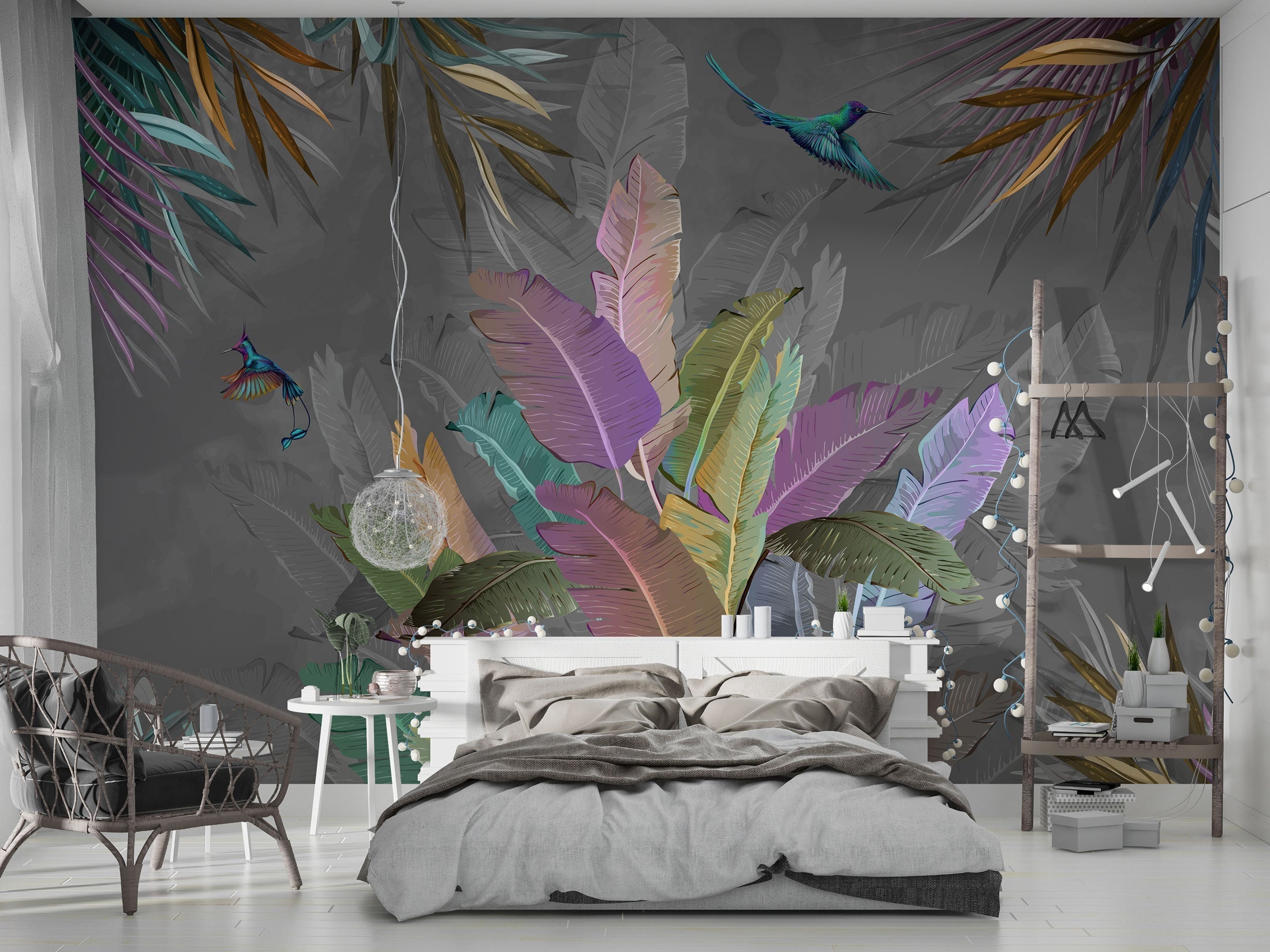 Deep Forest Wallpaper Mural - Premium Nature Wall Art for Living Room, Bedroom & Office Decor | High-Quality Peel & Stick Wallpaper