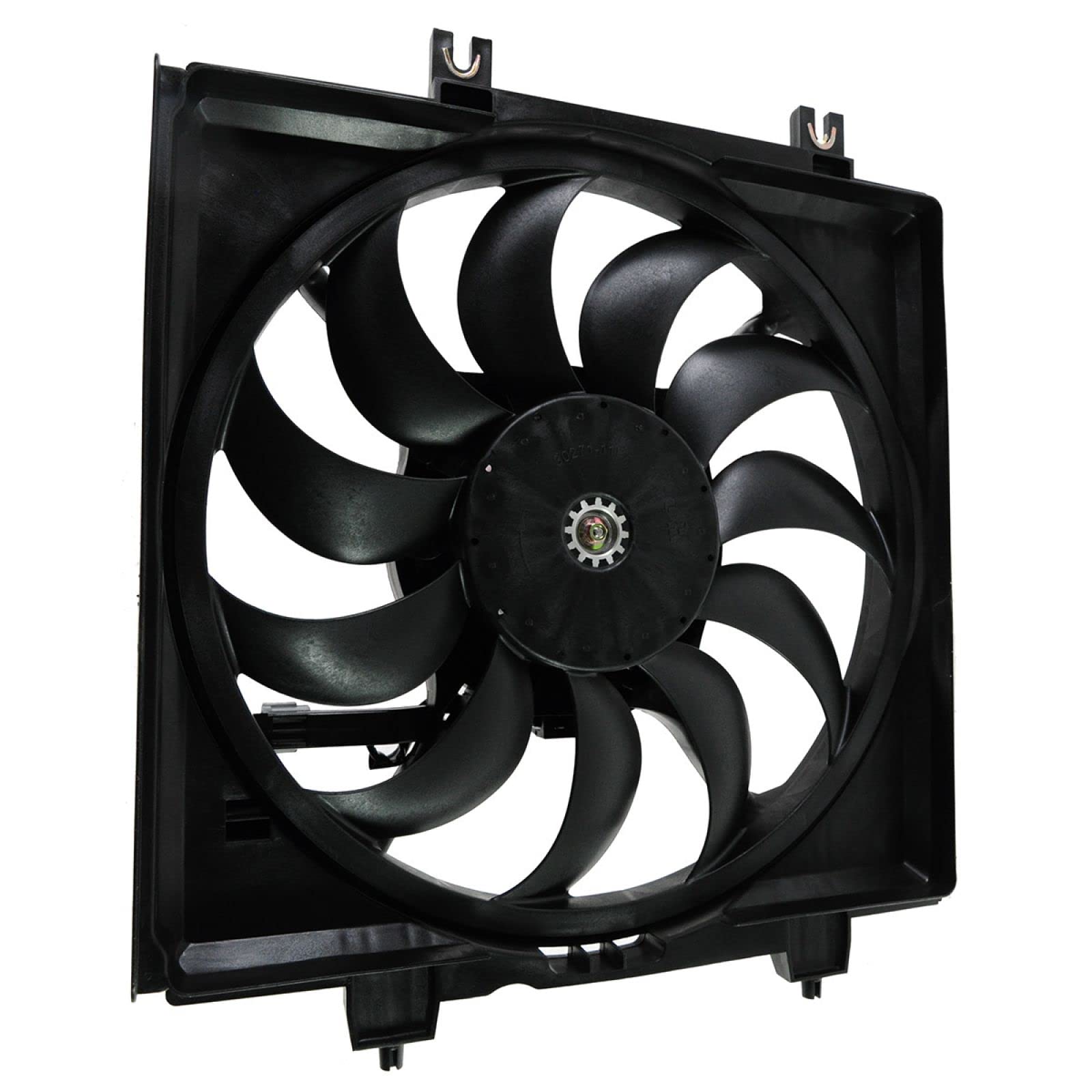 TRQ A/C Condenser Cooling Fan Assembly Replacement for 2009-2013 Subaru Forester & 2008-2011 Impreza - SU3115124 - Perfect for Summer AC Repair & Off-Road Vehicle Maintenance