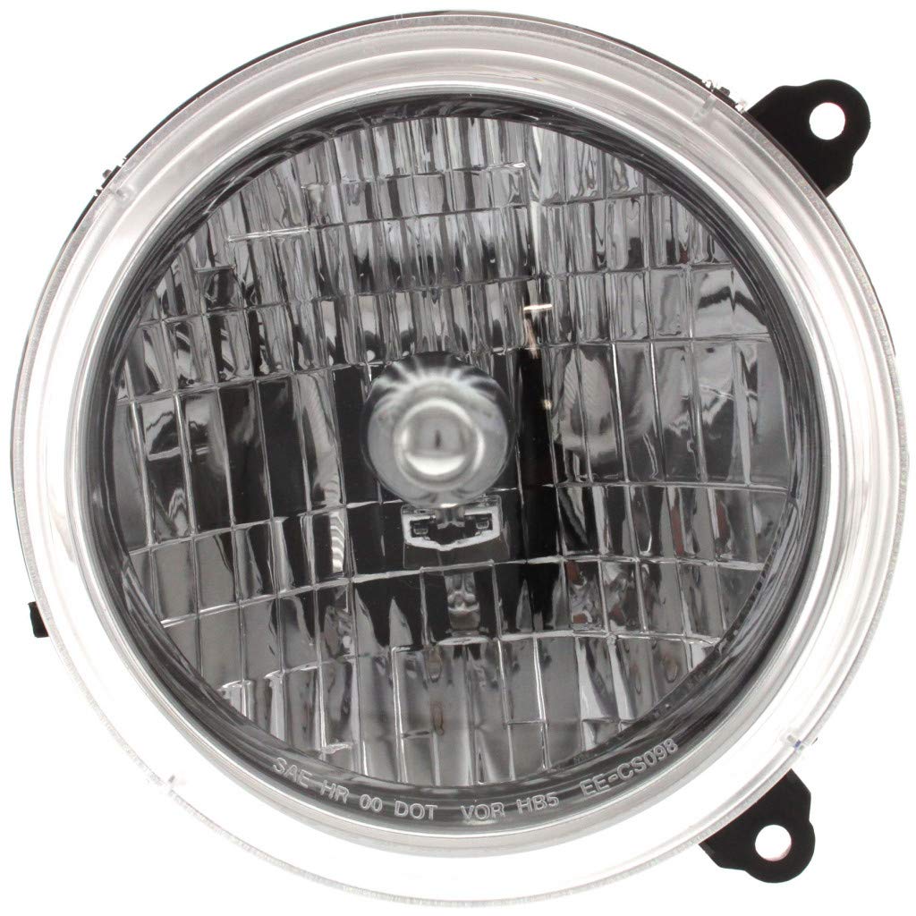 2002-2004 Jeep Liberty Passenger Side Headlight Assembly Replacement - Compatible with CH2503136, 05101820AA, 5101820AA - Perfect for Night Driving & Off-Road Adventures