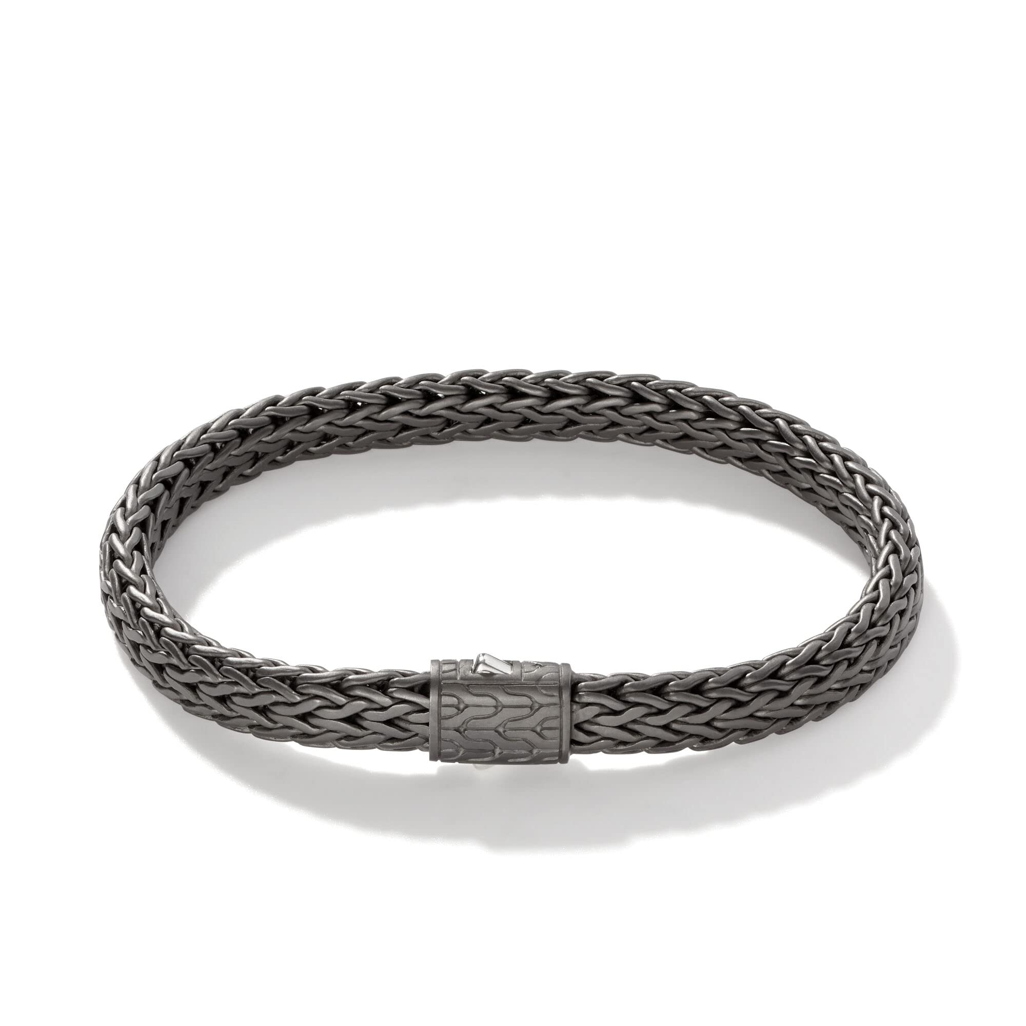 John Hardy Men's Classic Chain Bracelet - Medium Flat Link Design for Stylish Everyday Wear | Perfect for Casual & Formal Occasions