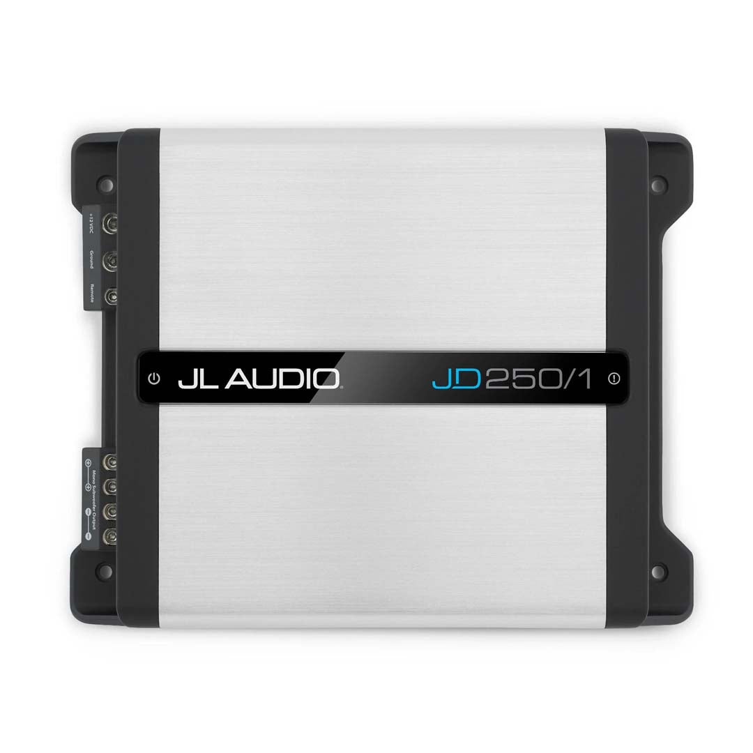 JL Audio JD250/1 JD Series Class D Monoblock Subwoofer Amplifier 250W RMS - Powerful Bass Boost for Car Audio & Home Theater Systems