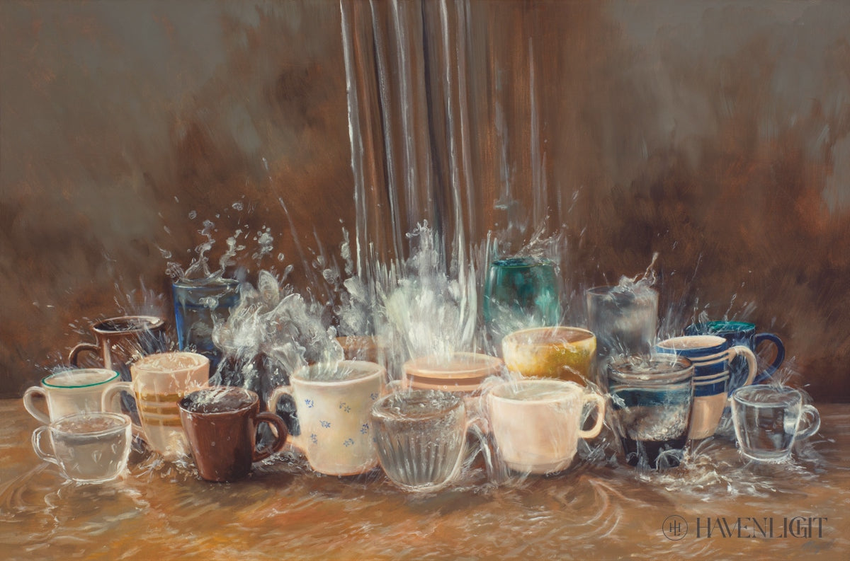 Large Wall Art - Enough to Fill Every Cup | Perfect for Living Room, Bedroom & Office Decor