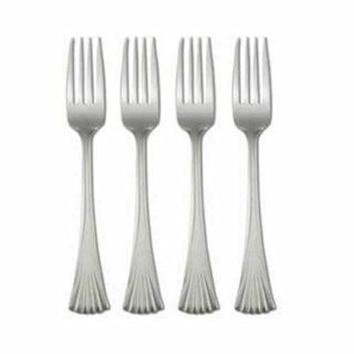 Premium 4-Piece Stainless Steel Dinner Forks Set - Durable Kitchen & Dining Flatware for Everyday Use, Parties, and Formal Gatherings