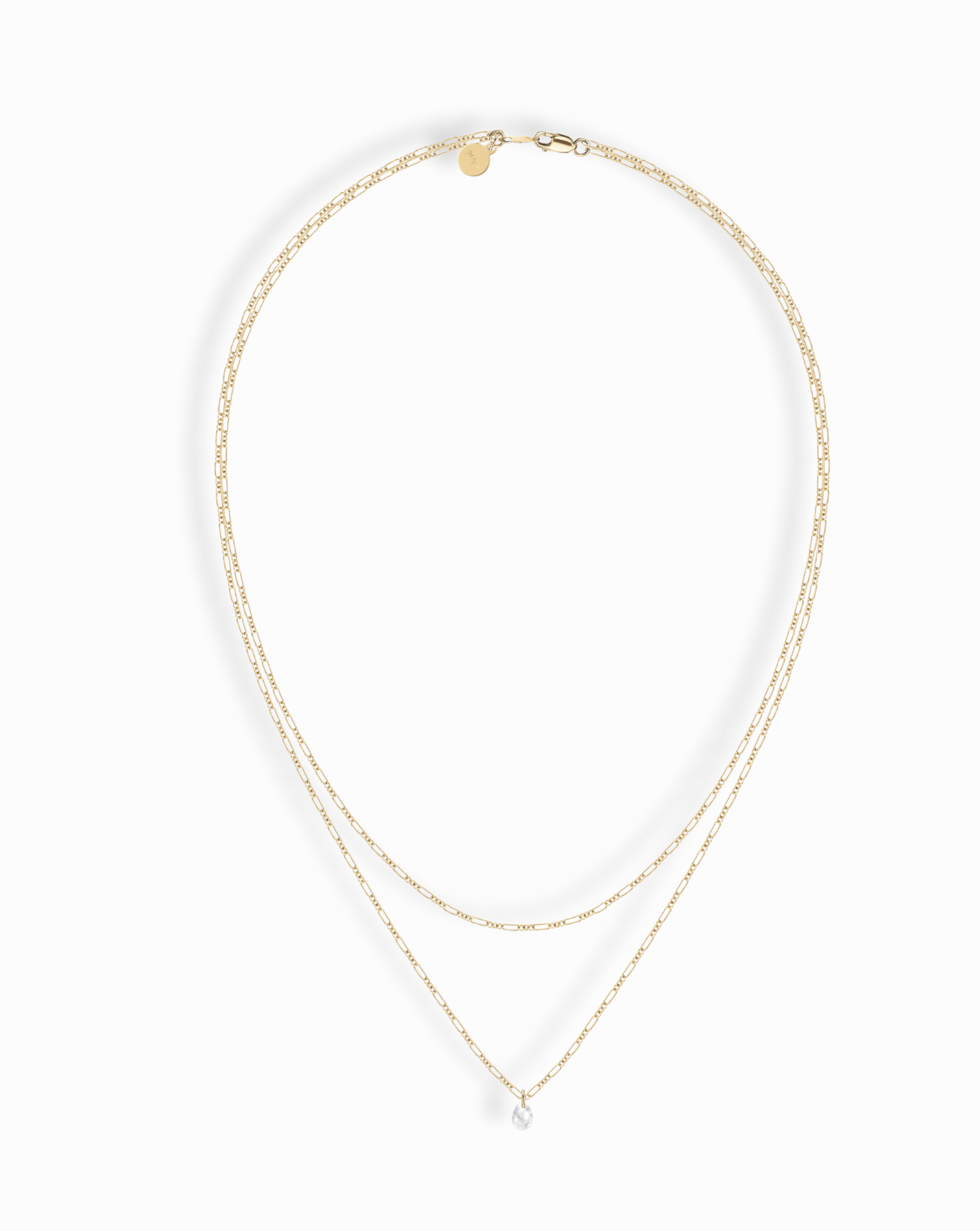 Michelle Layered Necklace for Women - Elegant Gold & Silver Layered Pendant Necklace - Perfect for Everyday Wear, Date Night & Special Occasions