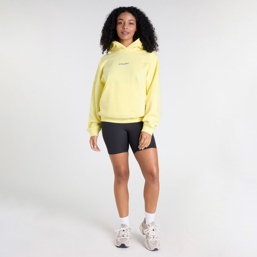 Rhythm Hoodie Bleached Yellow - Soft Cotton Pullover Hooded Sweatshirt for Men & Women | Casual Streetwear, Loungewear & Outdoor Activities