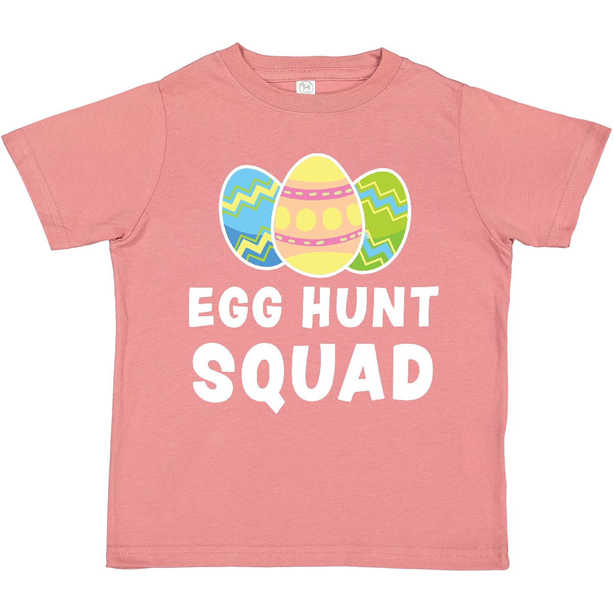 Inktastic Egg Hunt Squad Easter Toddler T-Shirt - Cute Easter Egg Design Kids Tee for Boys & Girls - Perfect for Easter Egg Hunts, Spring Parties & Family Photos