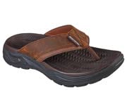 Skechers Men's Arch Fit Motley SD - Malico Slippers (204350) | Comfortable Memory Foam House Shoes for Relaxation at Home, Lounging & Indoor Wear