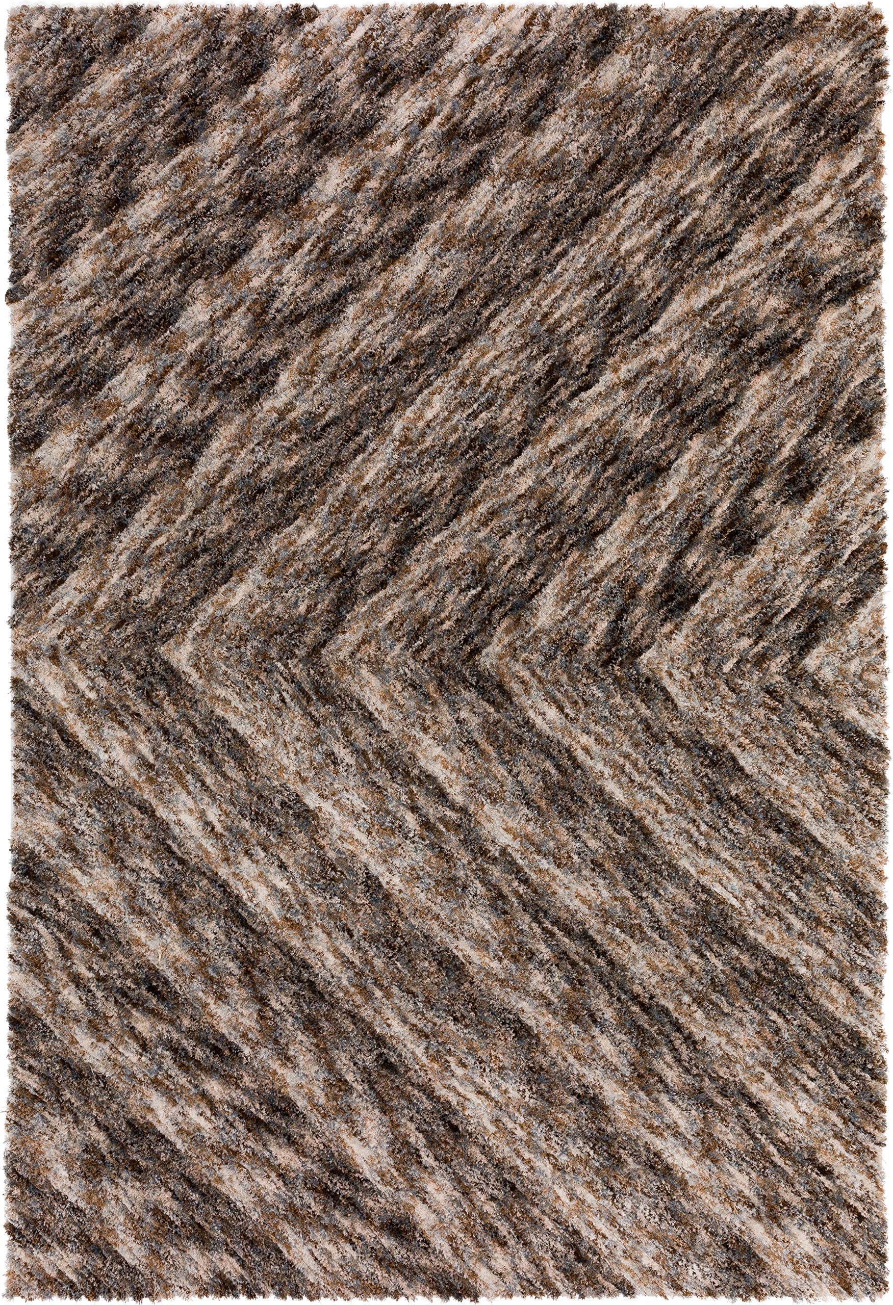 Addison Rugs Archer 8' x 10' Earth Tone Area Rug - Soft Living Room Carpet, Bedroom Decor, Home Office Floor Mat